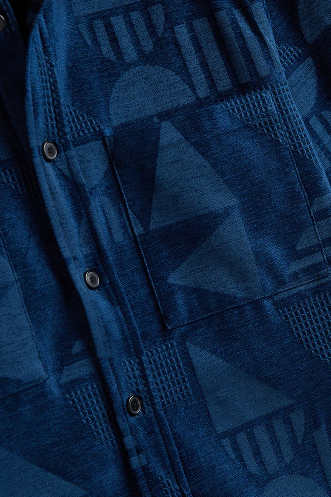 Geometric Chenille Shirt