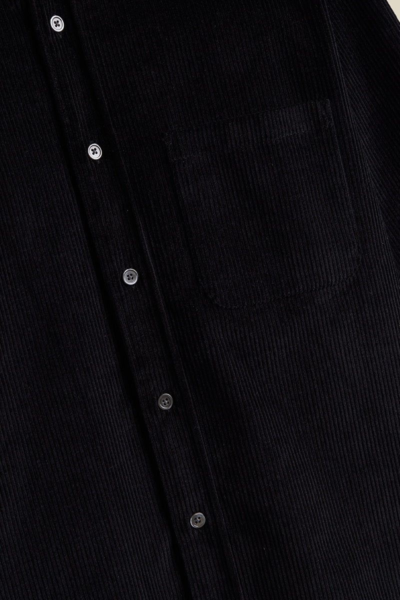 Lobo Corduroy Shirt Black