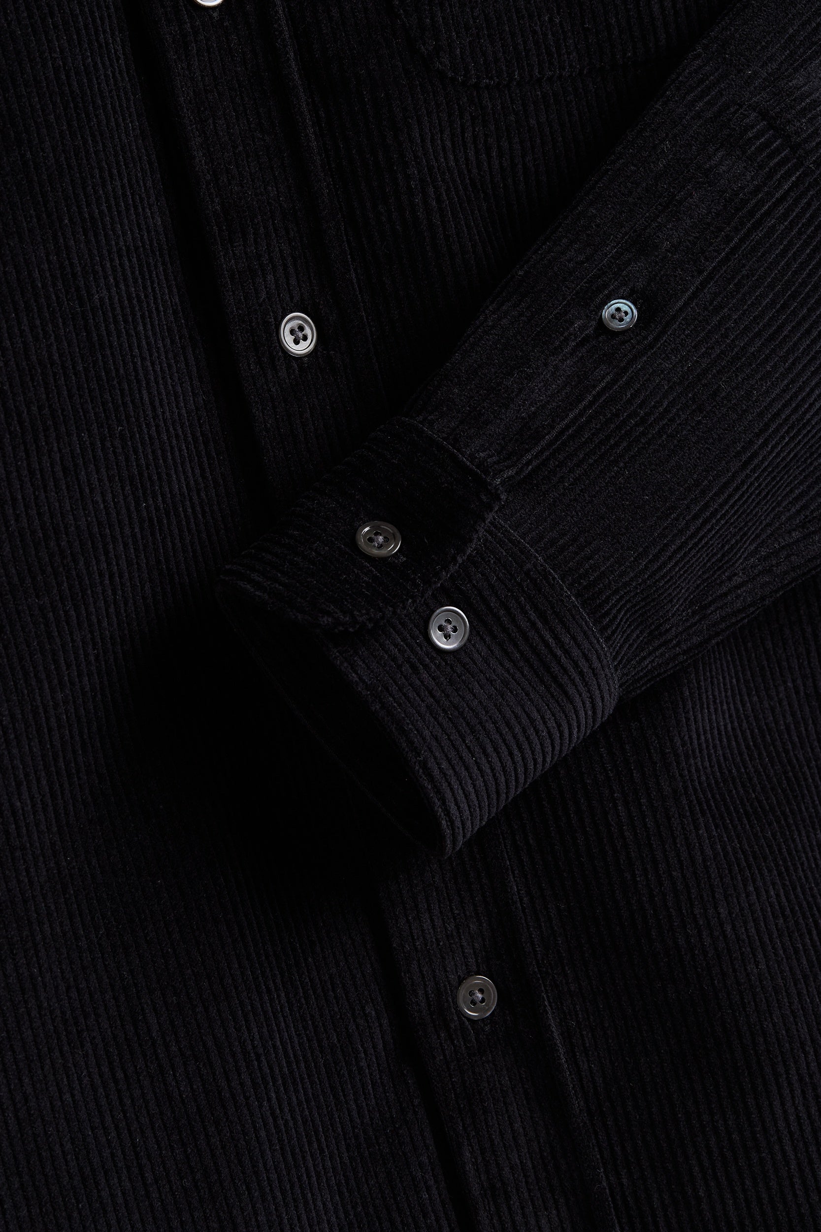 Lobo Corduroy Shirt Black