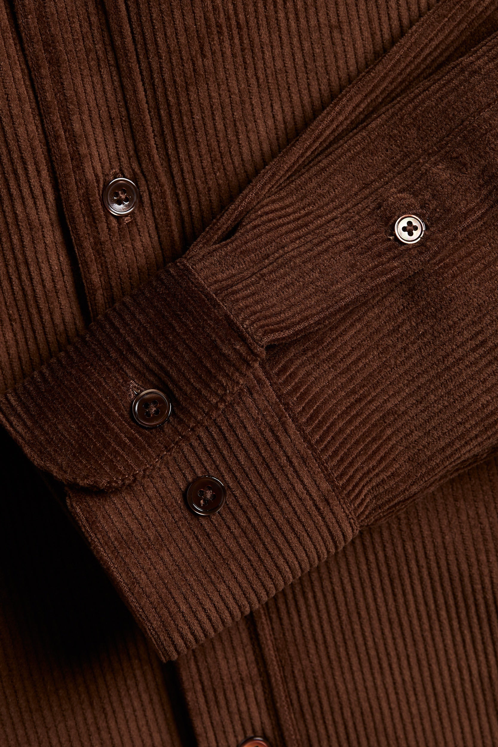 Lobo Embroidery Shirt Brown