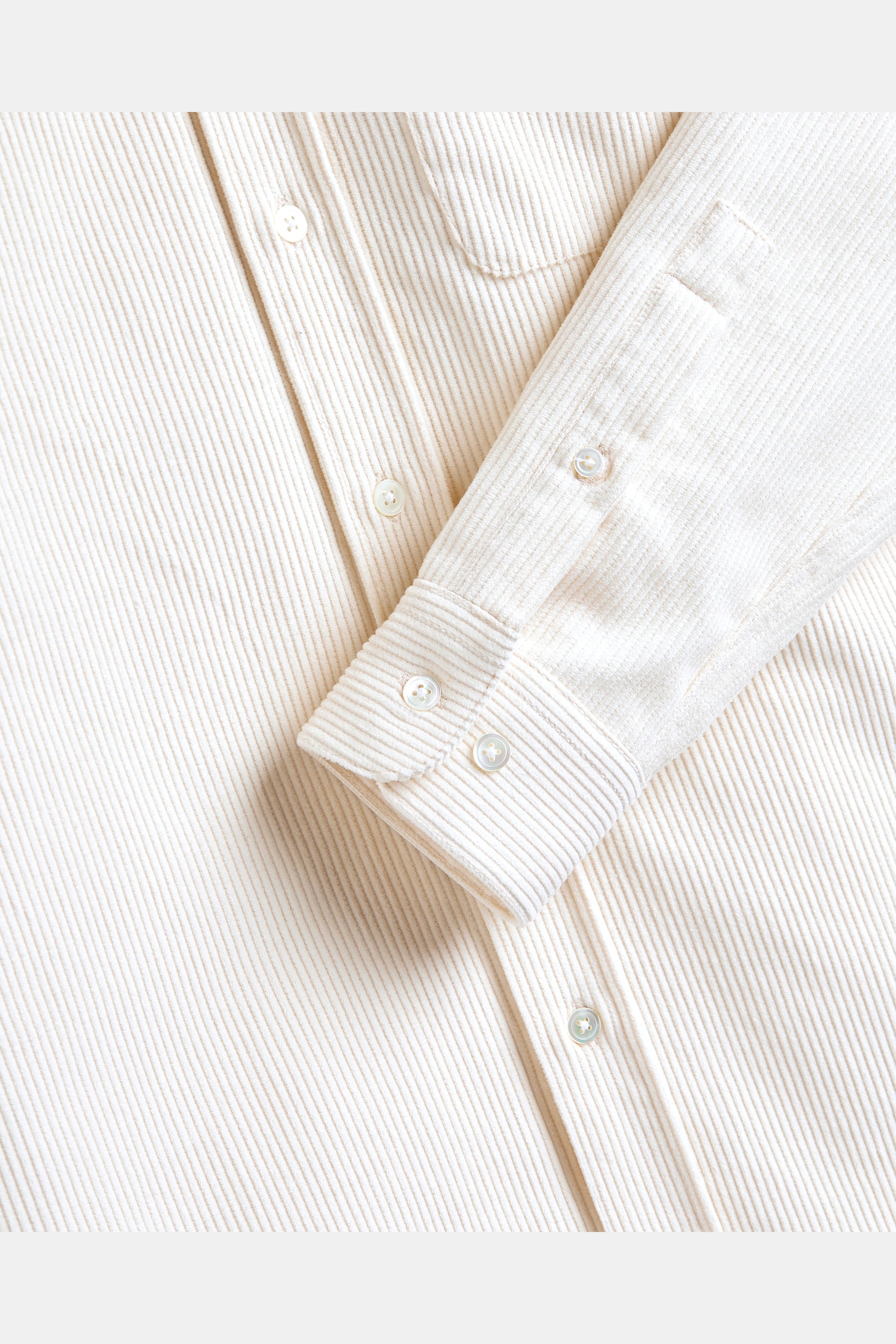 Lobo Corduroy Shirt Ecru