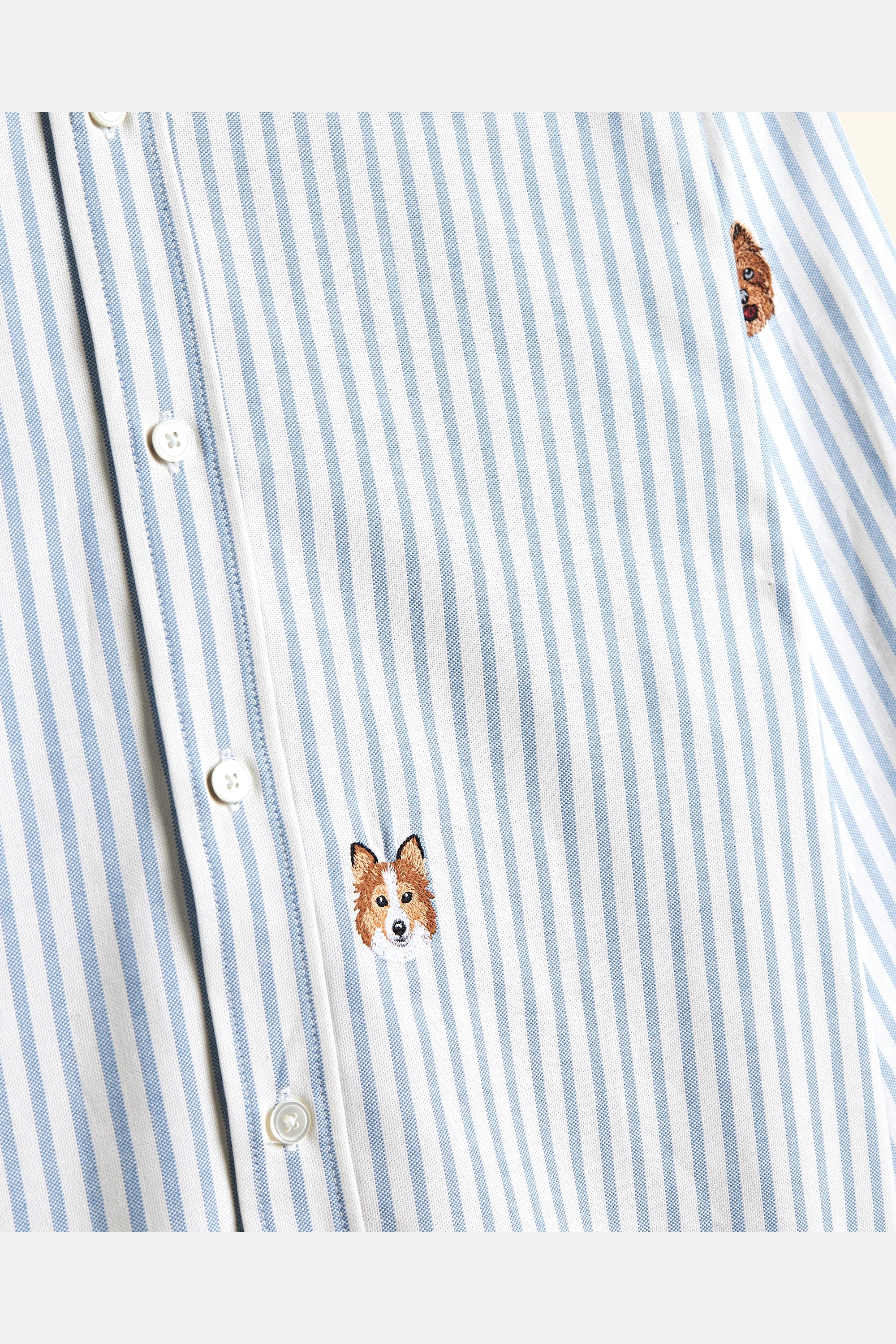 Montebelo Oxford Dogs Shirt Striped