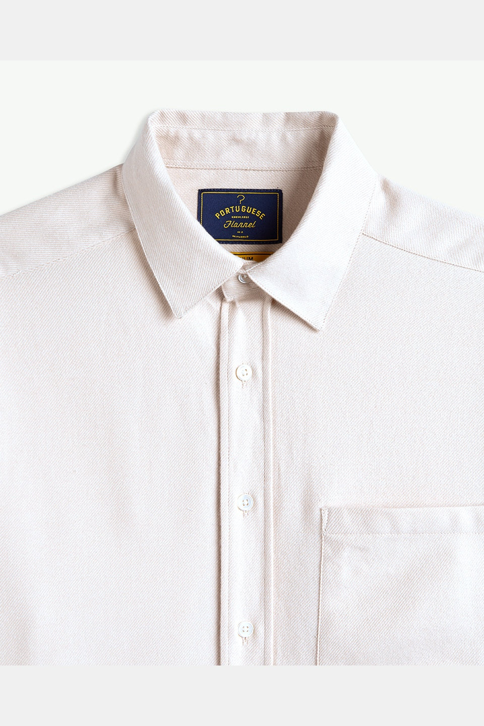 Teca Flannel Shirt Ecru