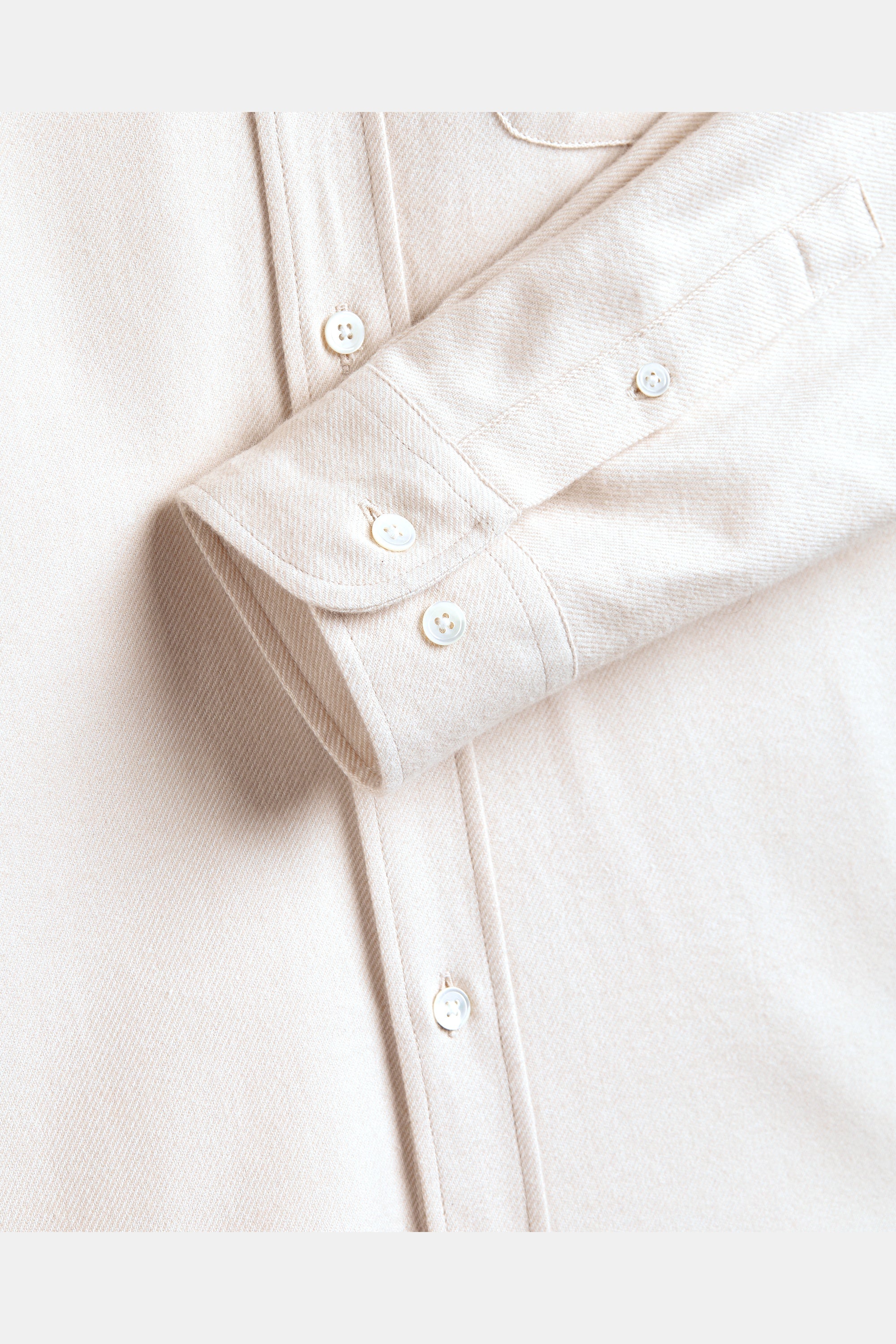 Teca Flannel Shirt Ecru