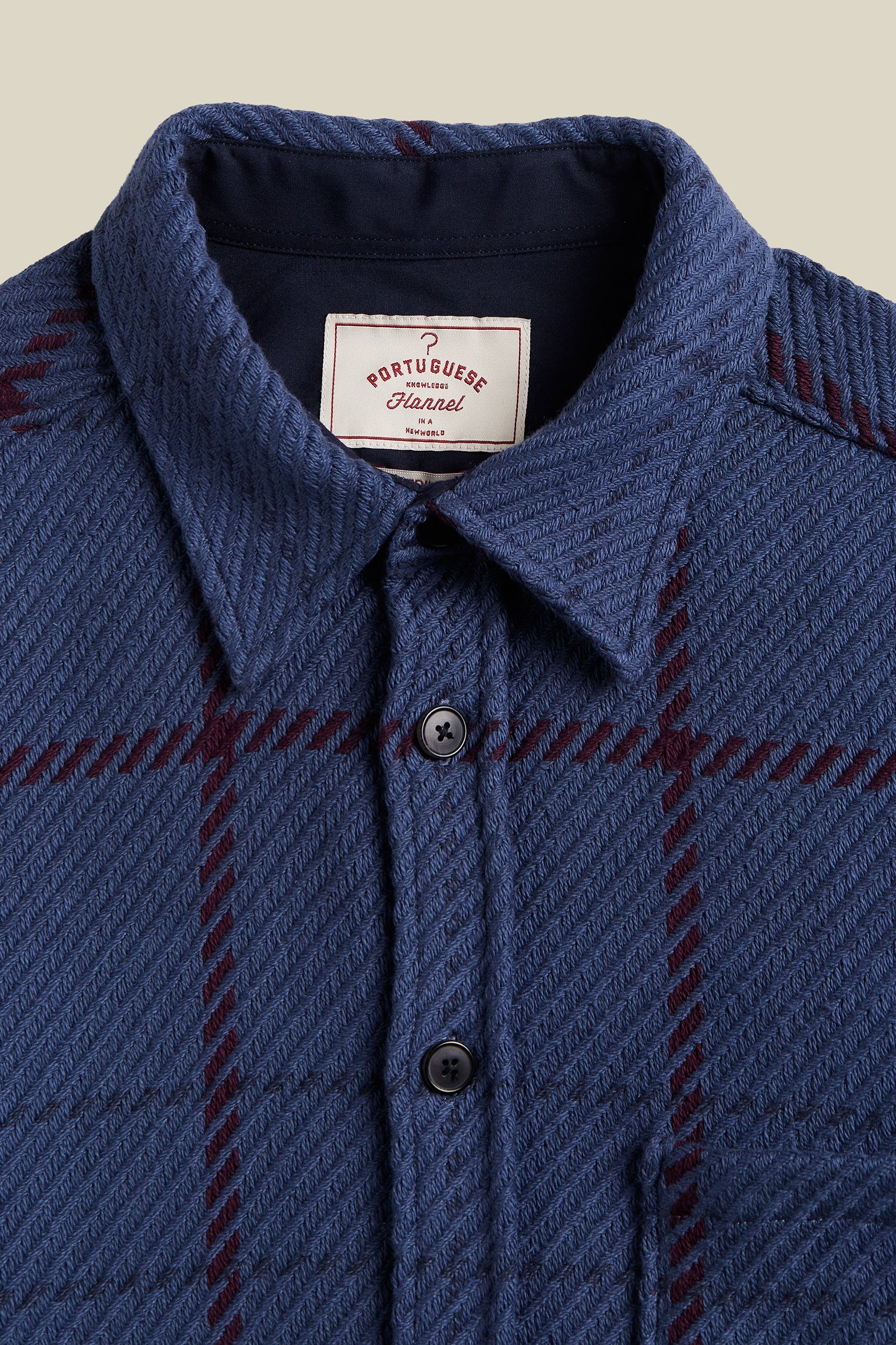 Upper Flannel Shirt Petrol Blue
