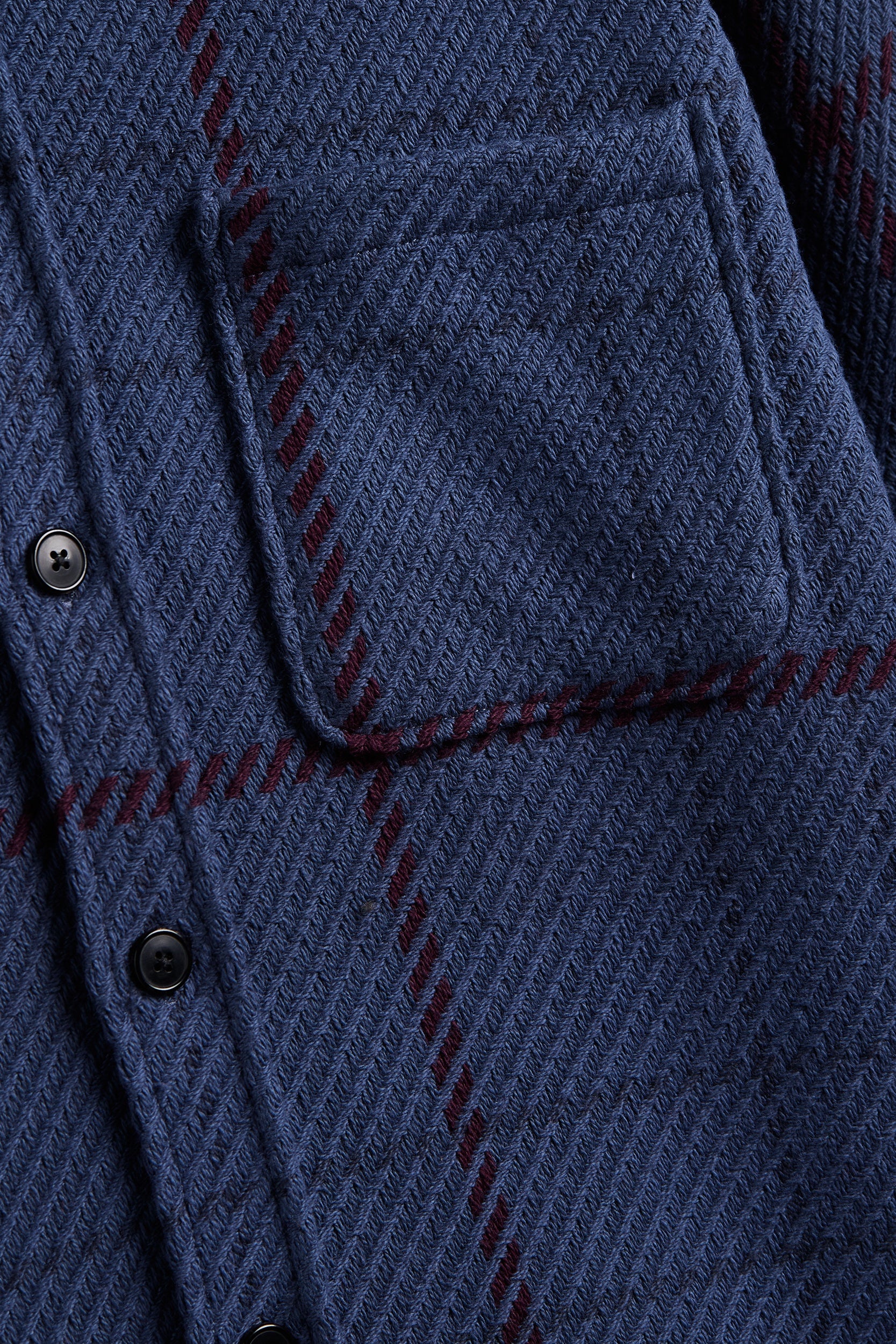 Upper Flannel Shirt Petrol Blue