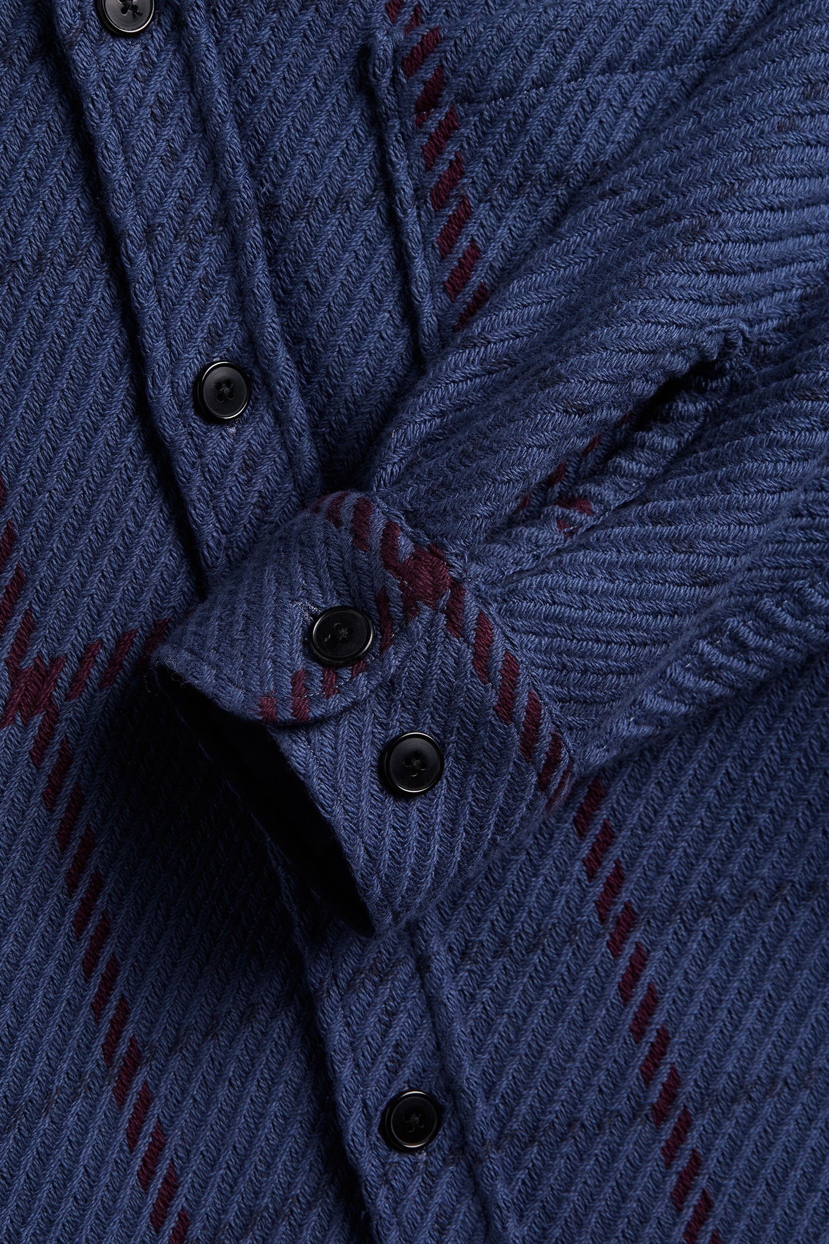 Upper Flannel Shirt Petrol Blue