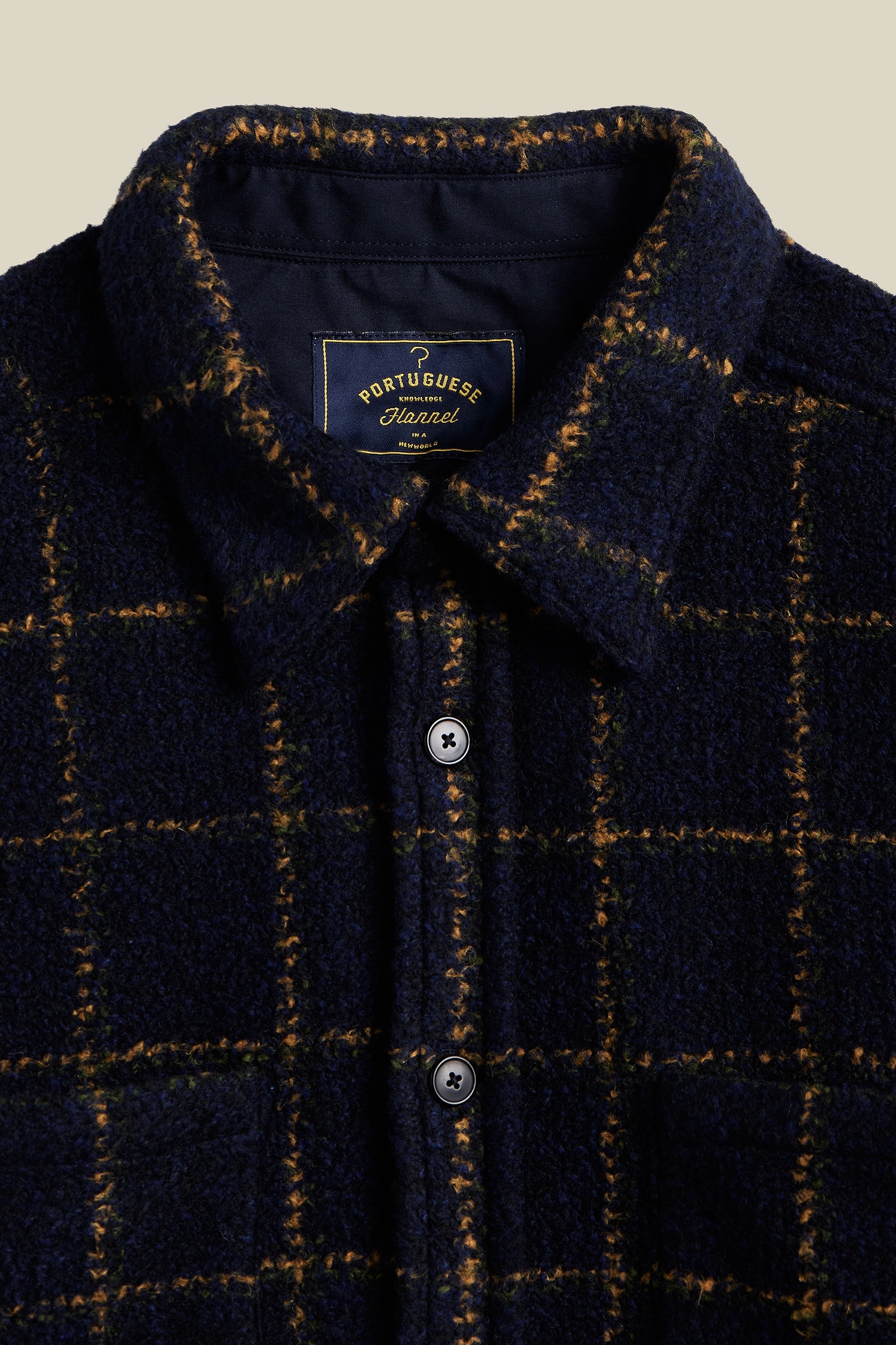 Vega Checked Shirt Navy