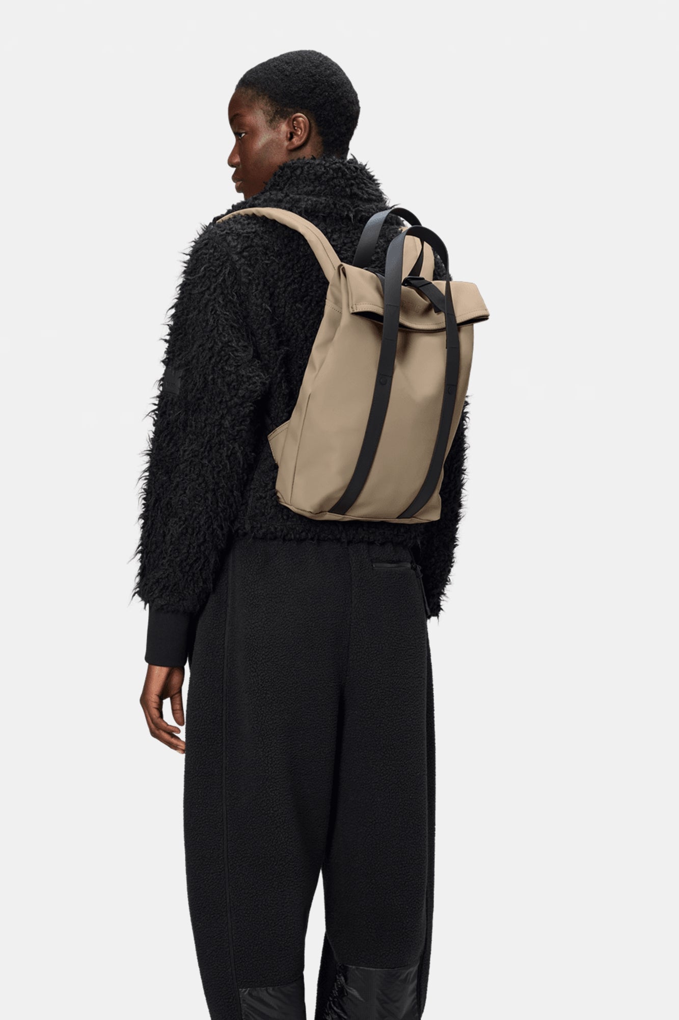 2 Way Tote Backpack Beige