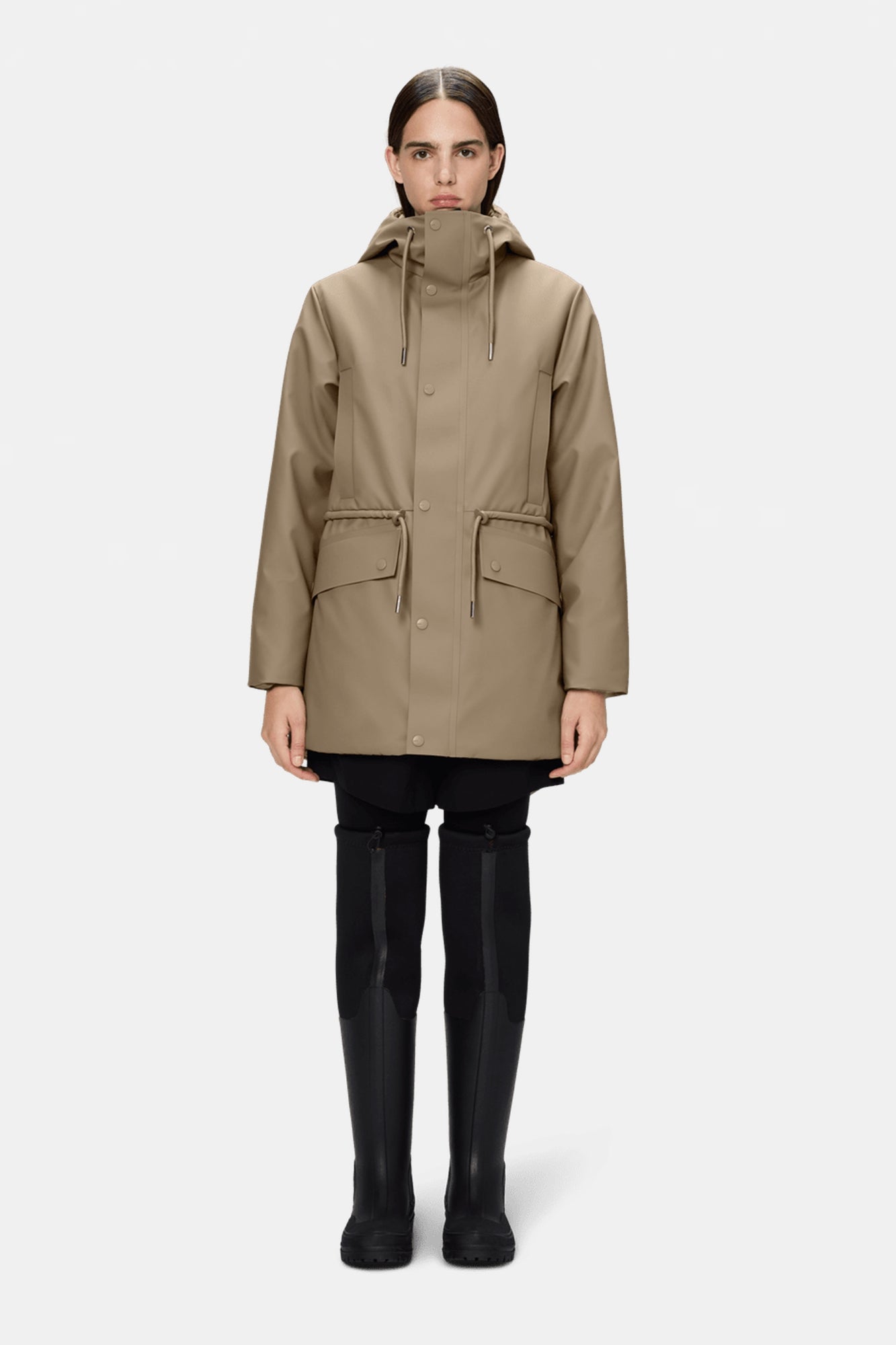 Nome String W Parka Beige