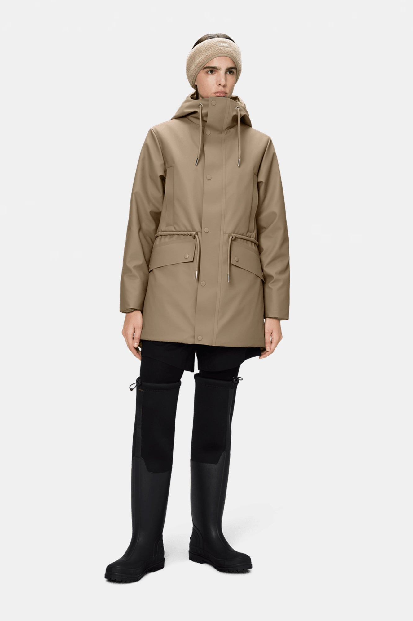 Nome String W Parka Beige