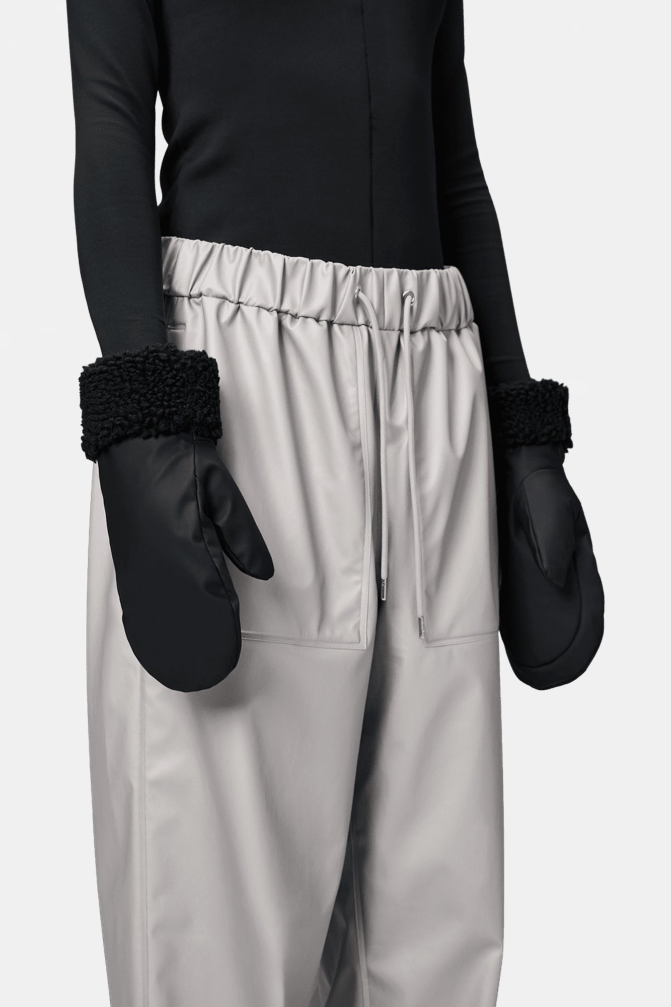 Puffer Fleece Mittens