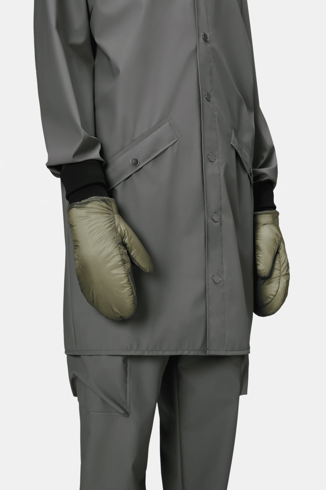 Puffer Mittens Ripstop Marsh Green