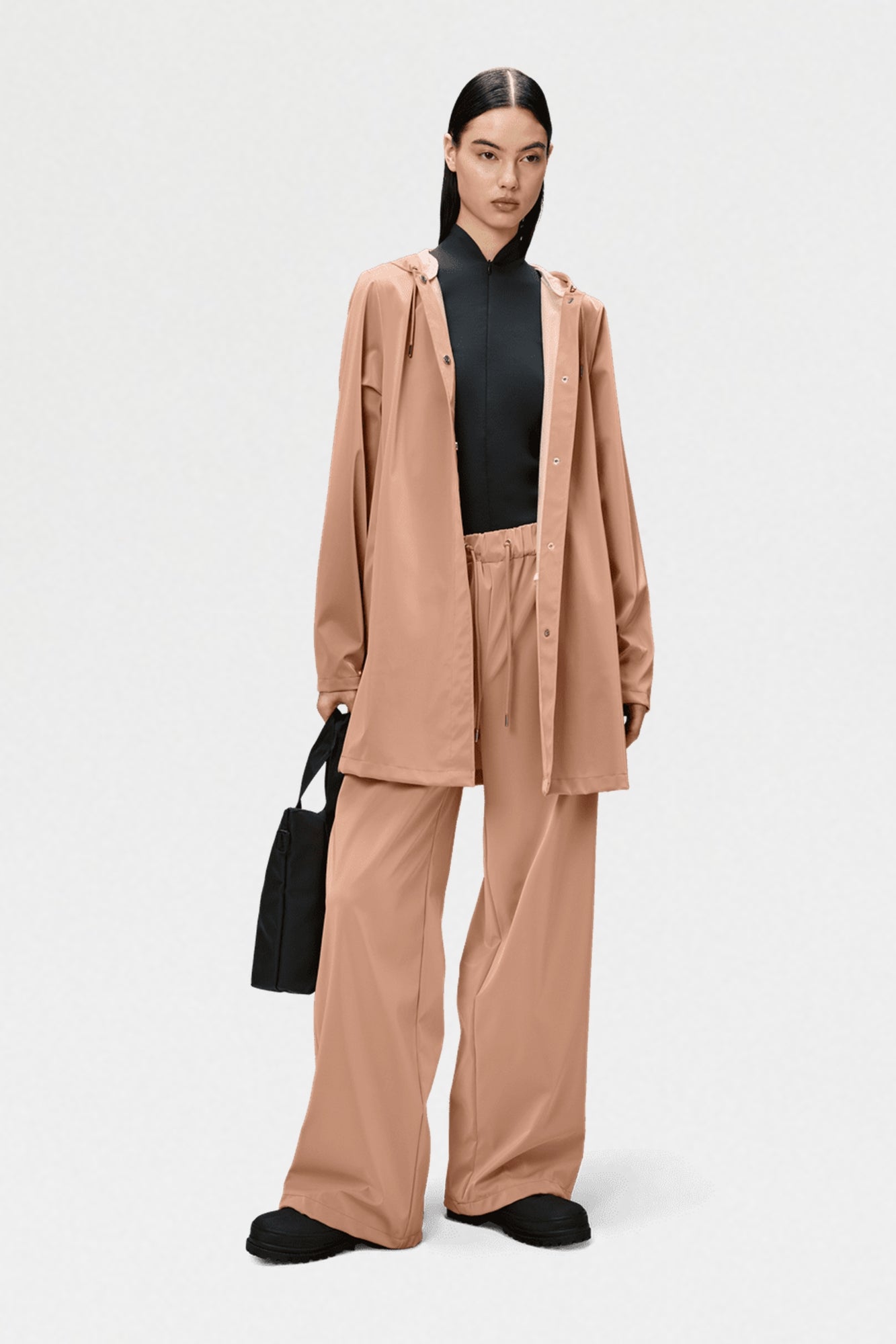 Rain A-Line Jacket Coy Peach