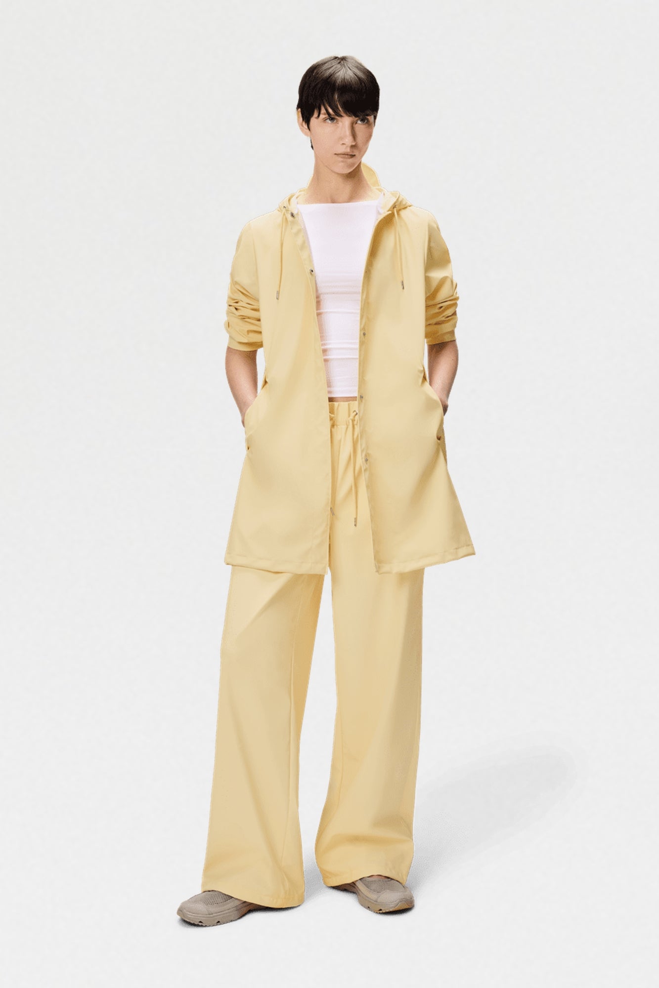 Rain A-Line Jacket Gleam Yellow