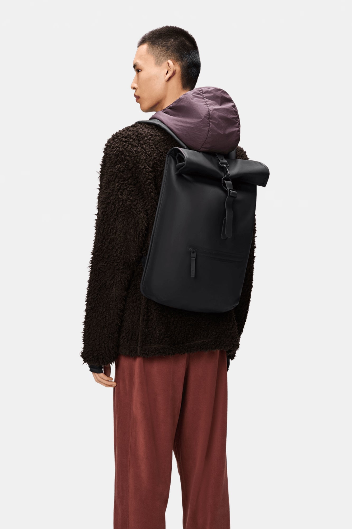 Rolltop Rucksack Black