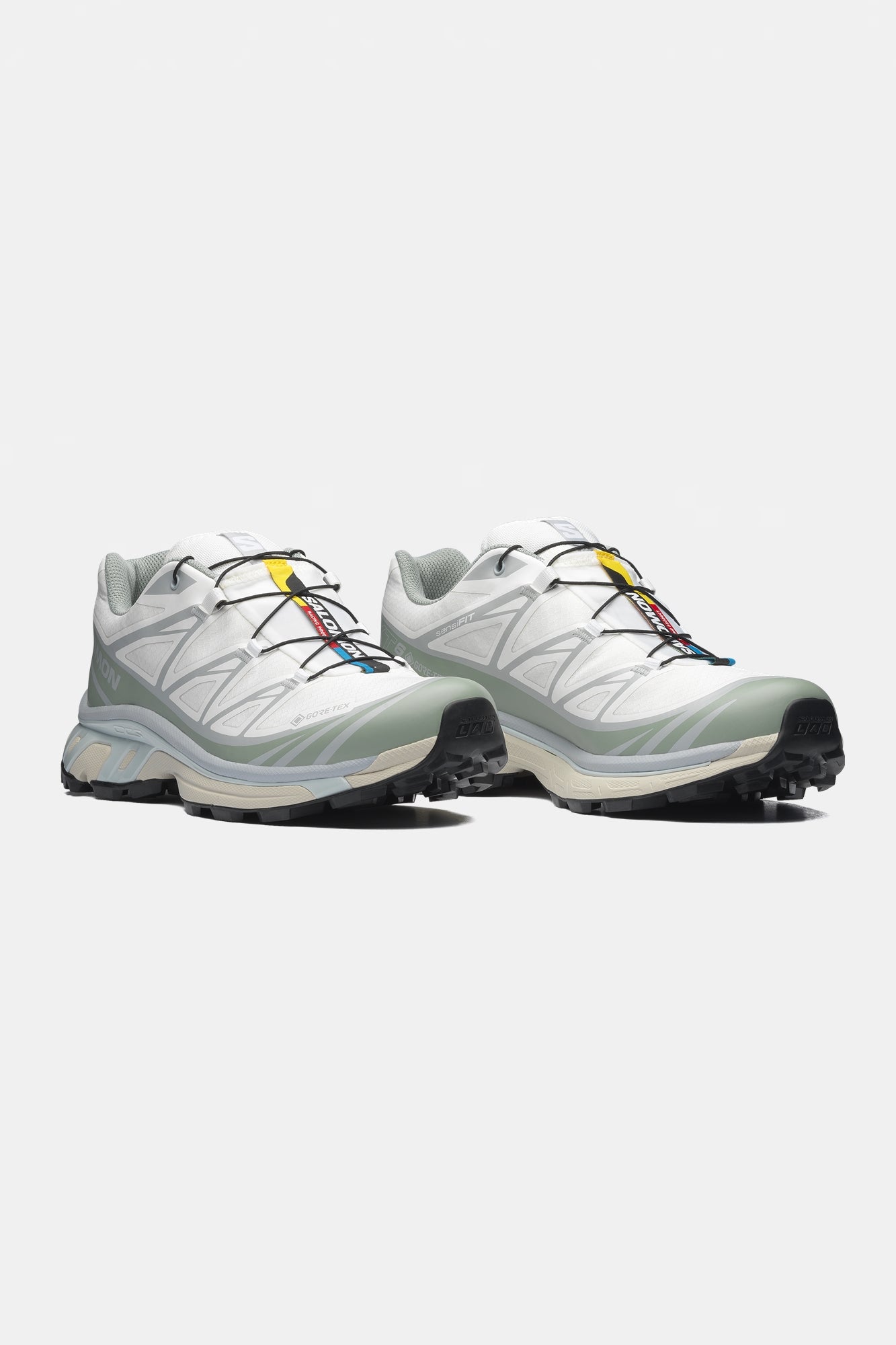 XT-6 Goretex White Green Ice Flow Man