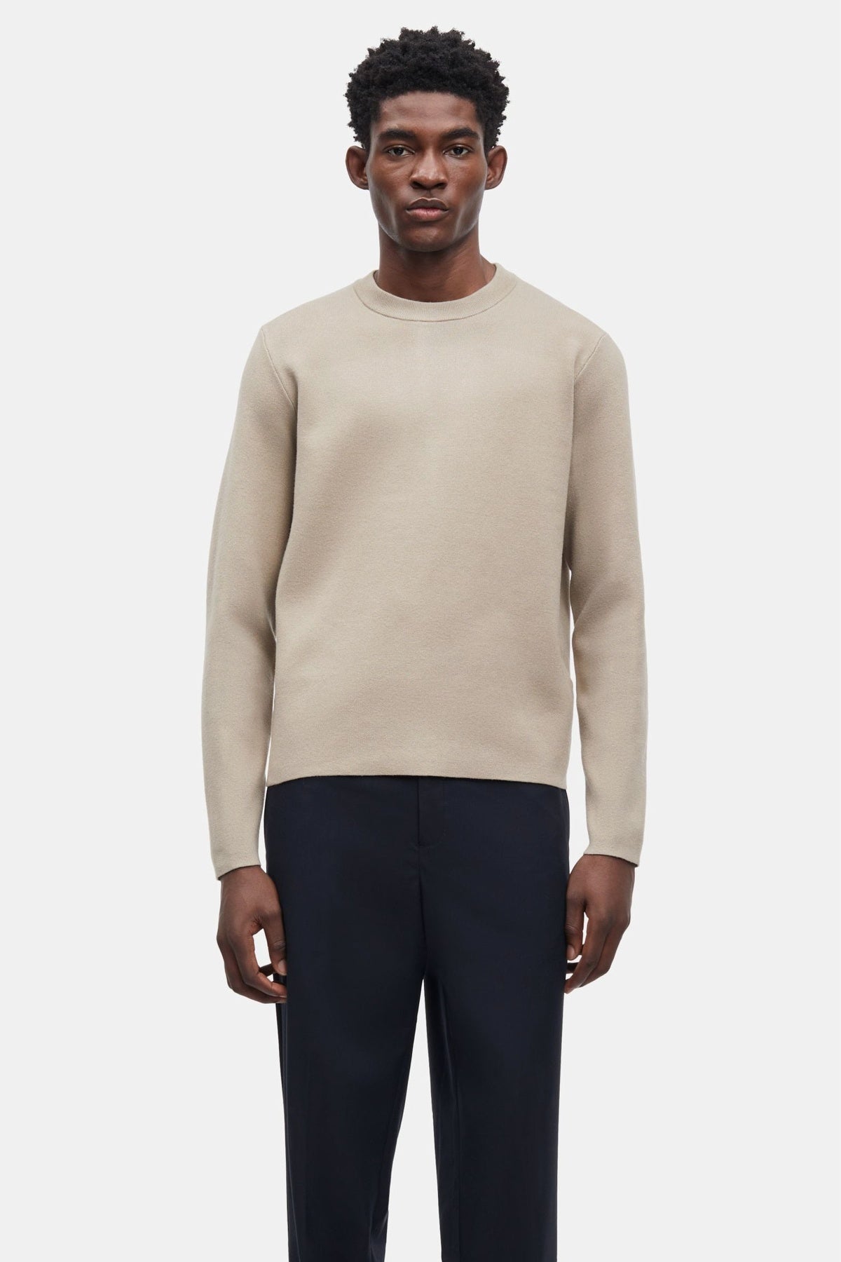 Gunan Crew Neck Pullover Pure Cashmere