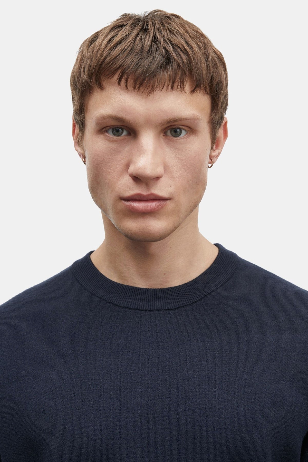 Gunan Crew Neck Pullover Navy