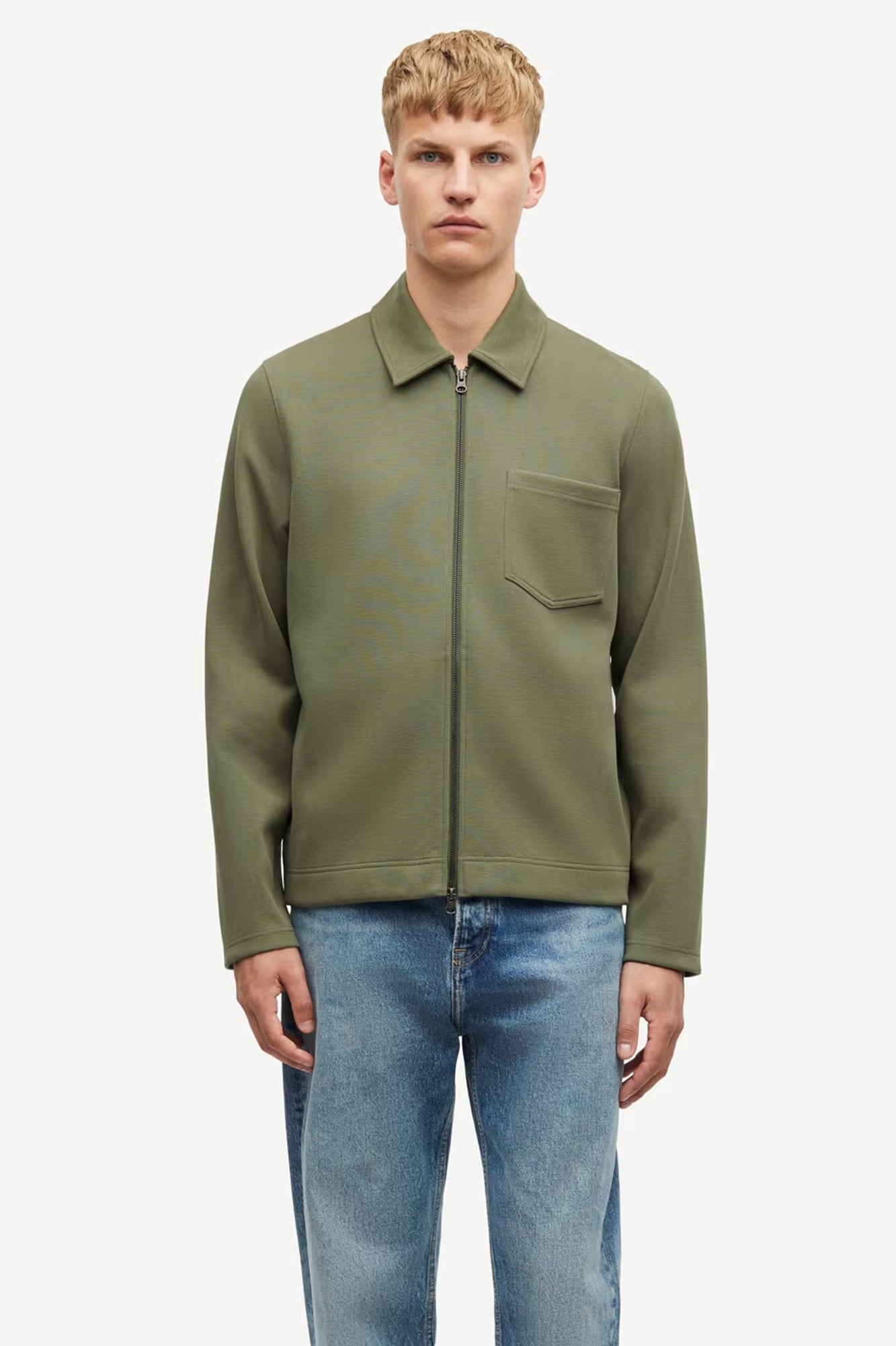 Sahannes Full Zip Sweatshirt Army
