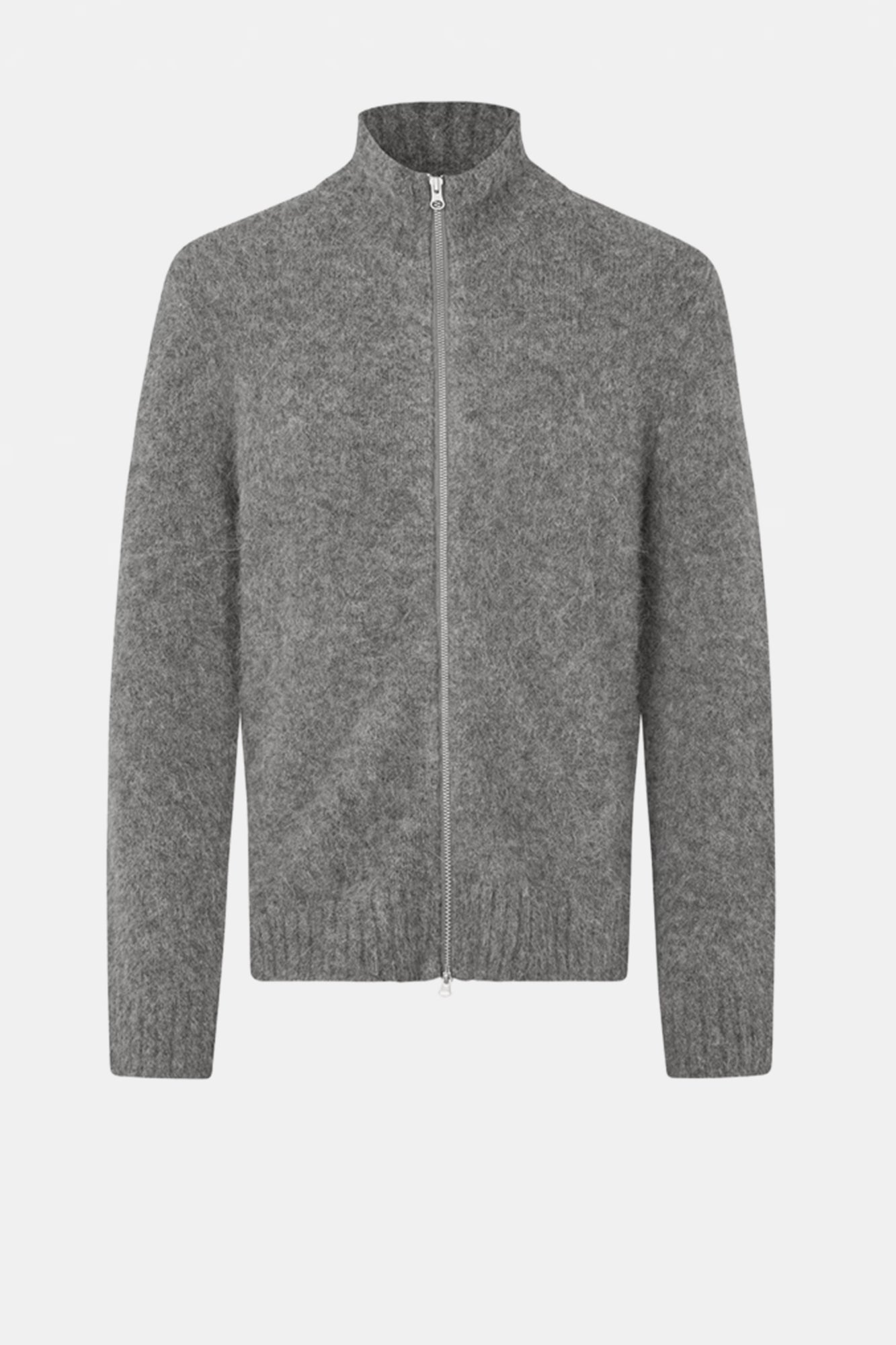 Sajean Alpaca Zip Cardigan
