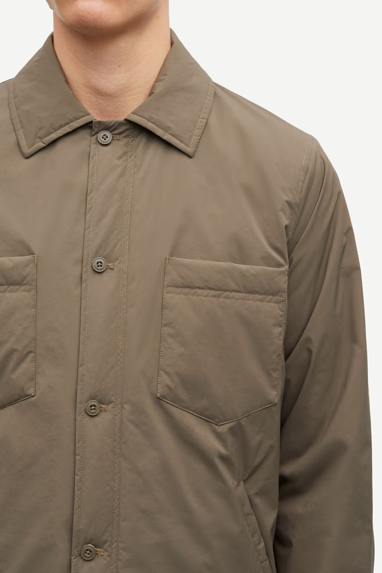 Sapally Shirt Jacket Brown