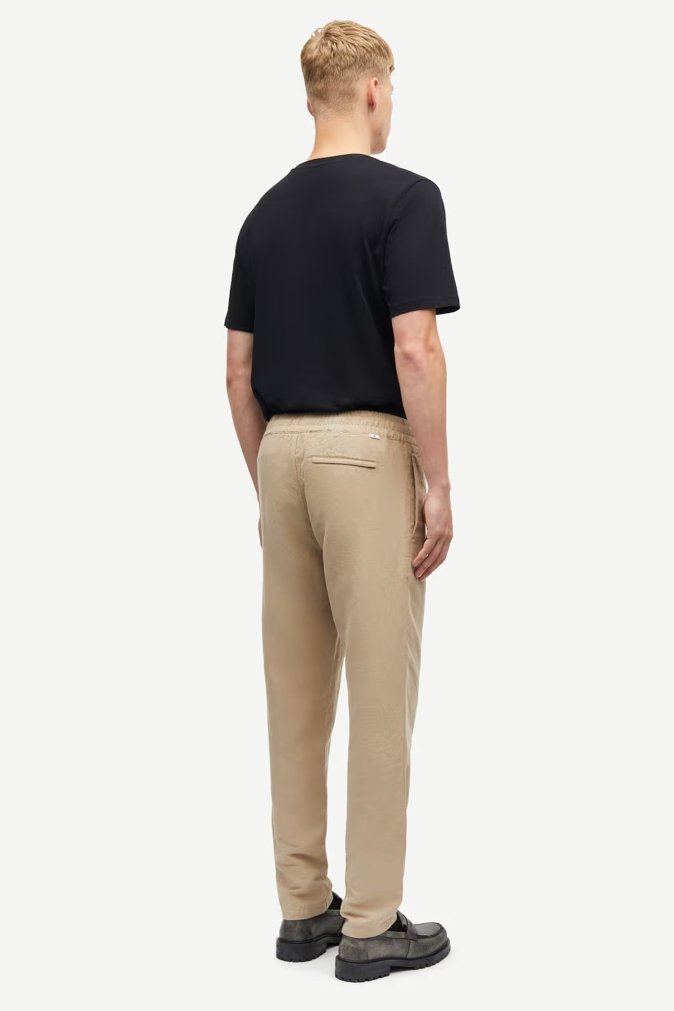 Smithy Cotton Linen Trousers Beige