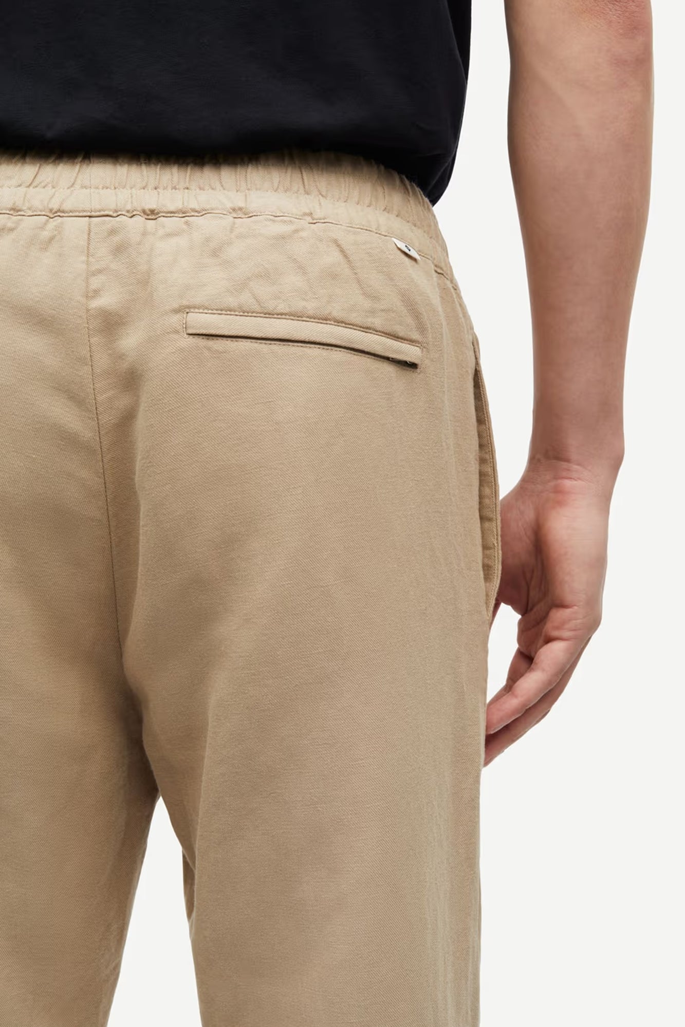 Smithy Cotton Linen Trousers Beige