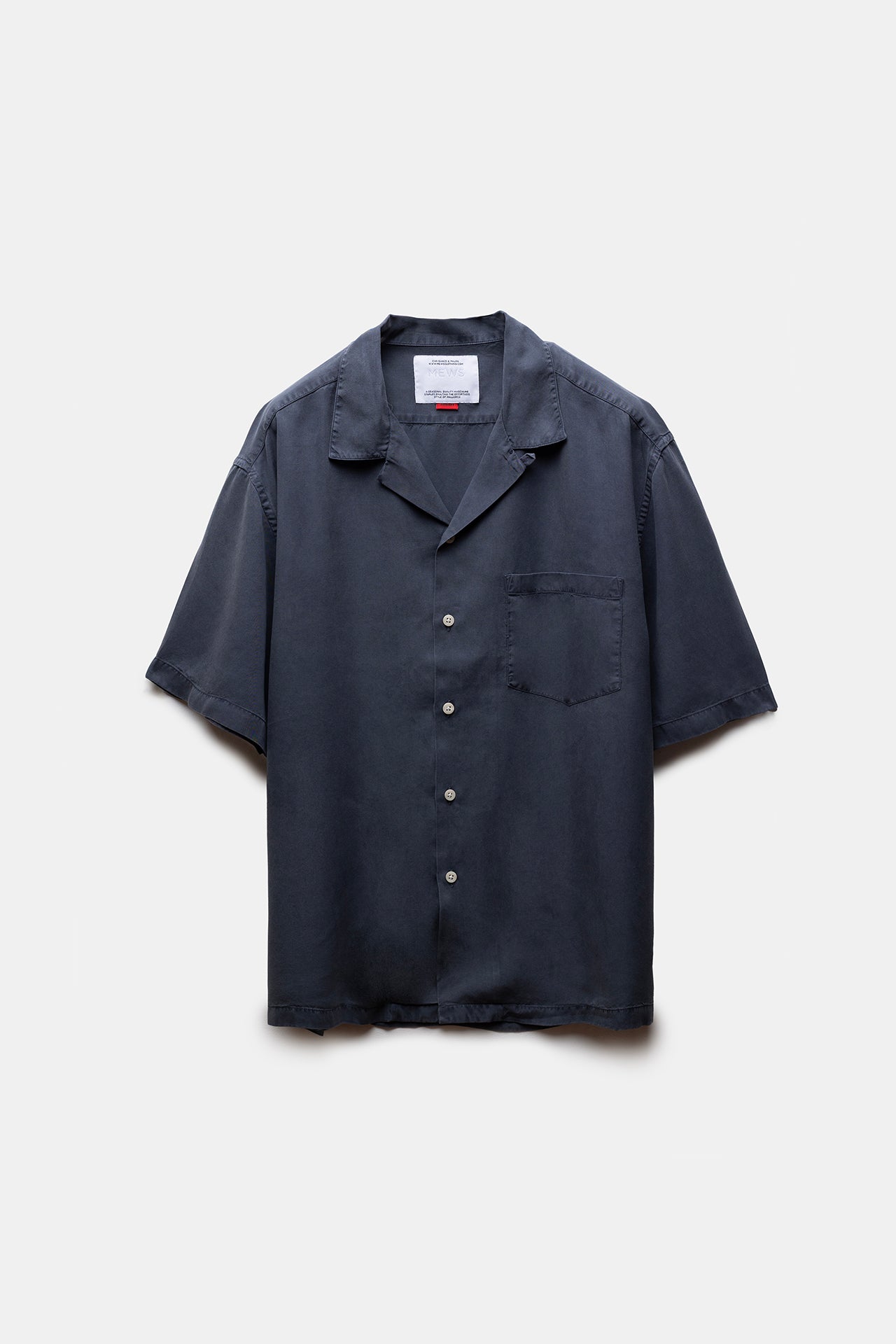 Savir Tencel Shirt Navy