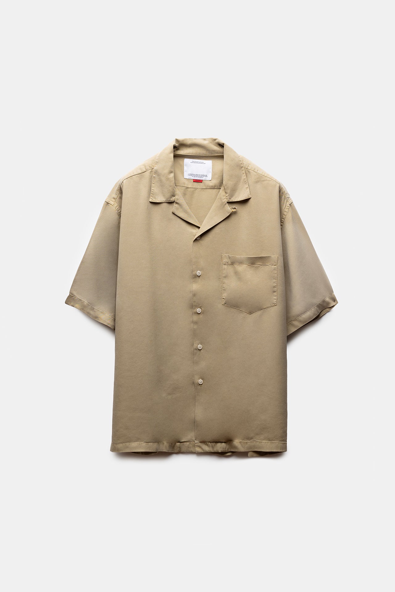 Savir Tencel Shirt Olive Green