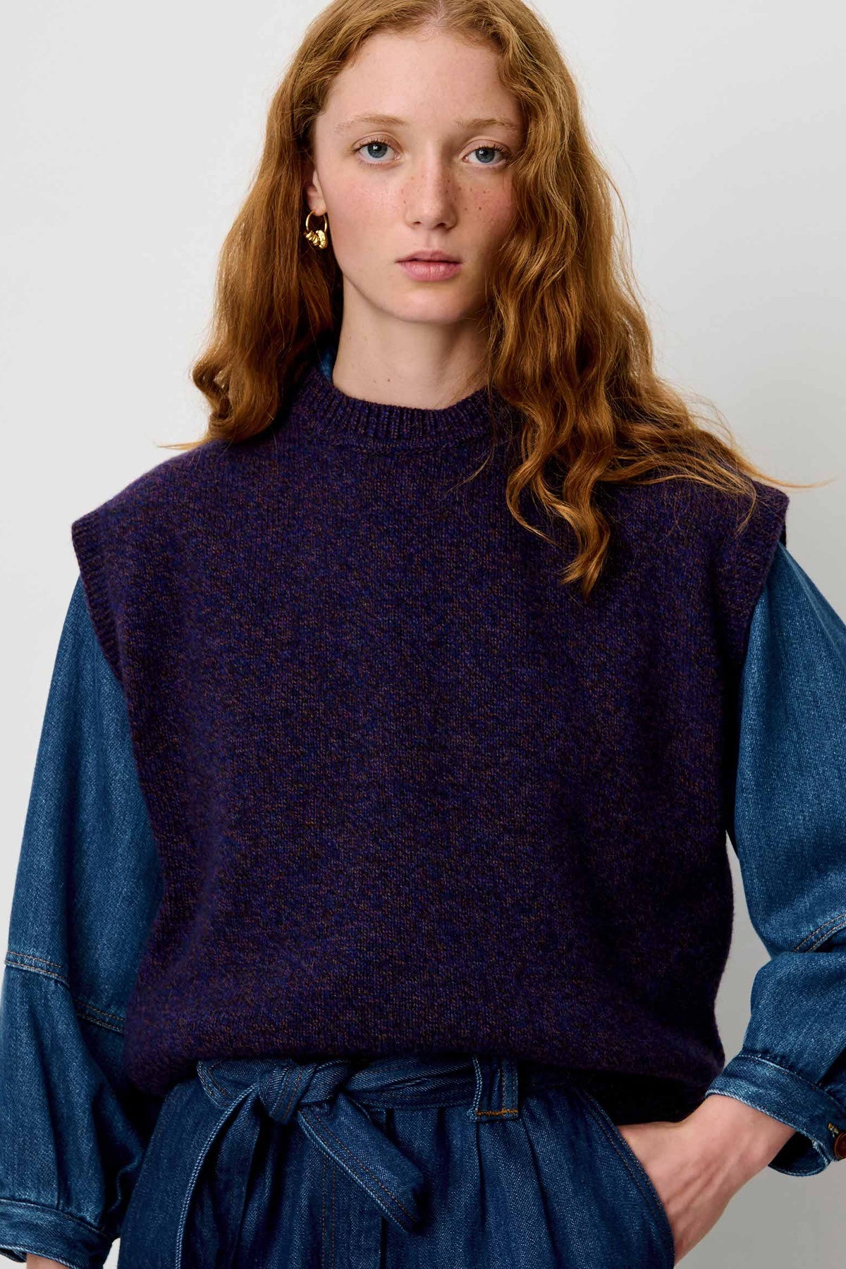 Fabinino Vest Ink Blue