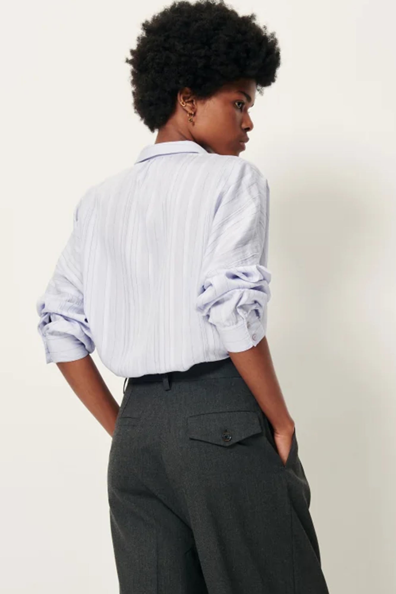 Botan Viscose Shirt Celeste