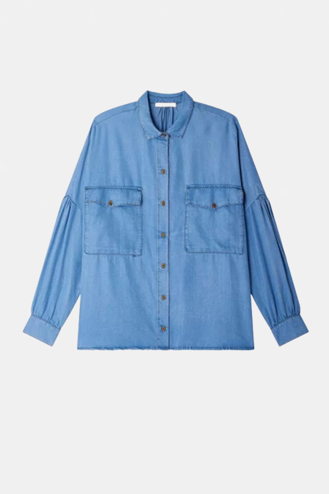 Botania Lyocell Shirt Blue
