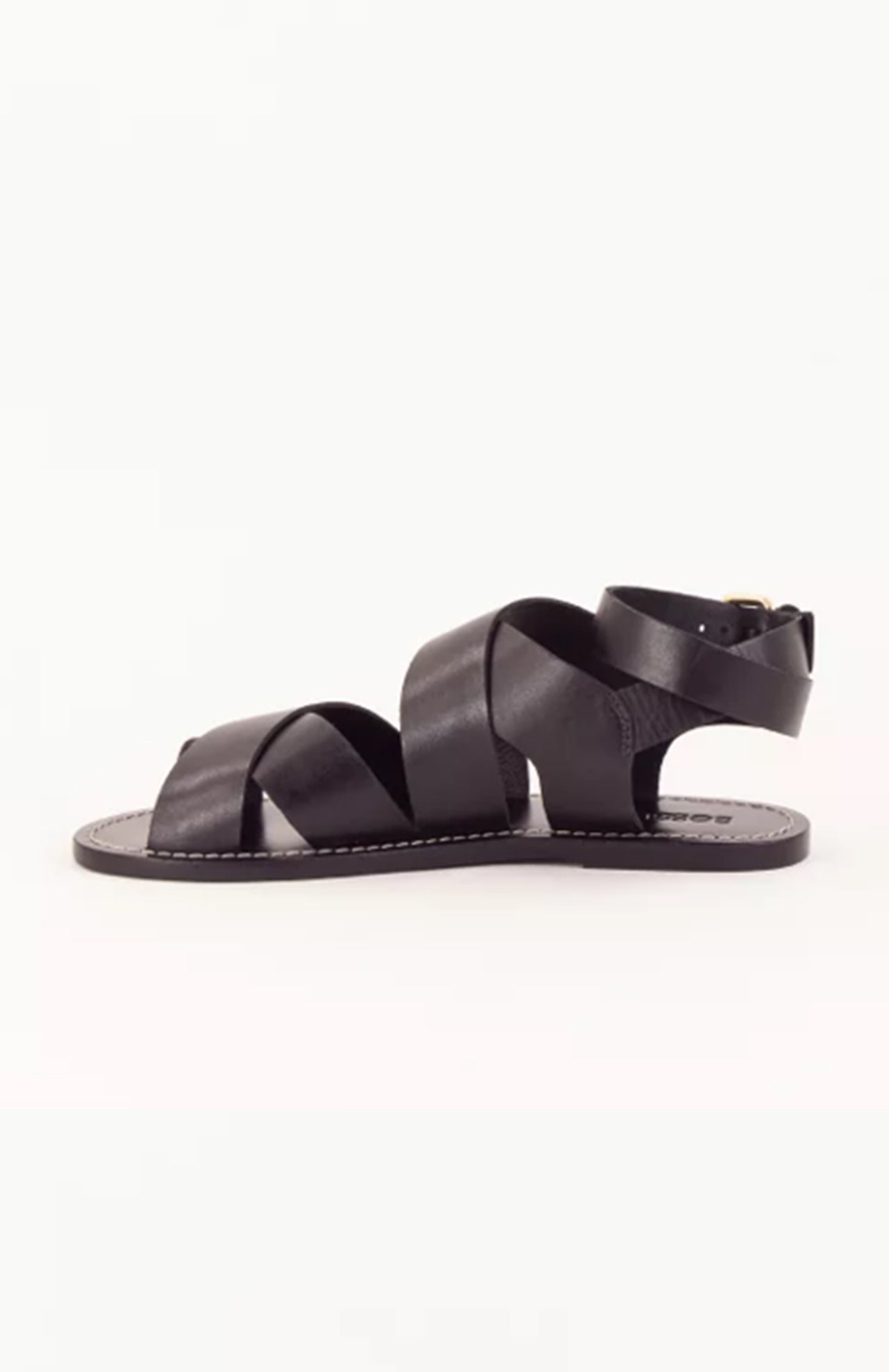 Dakla Leather Sandals Black