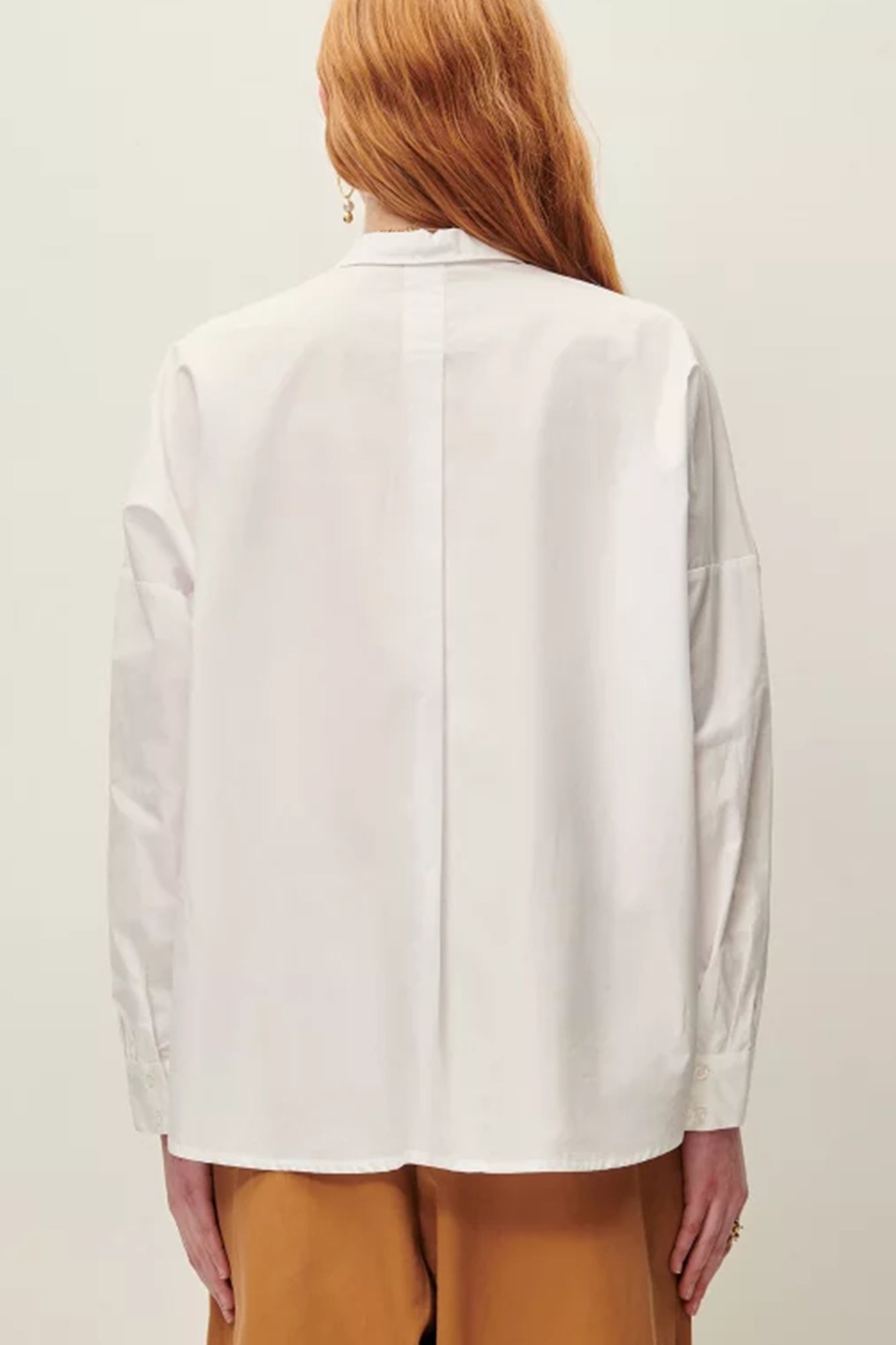 Maemi O Poplin Shirt White