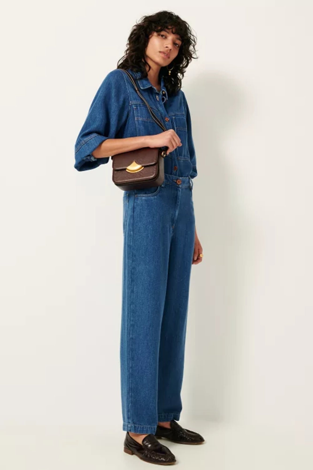 Nica Trousers Denim Blue