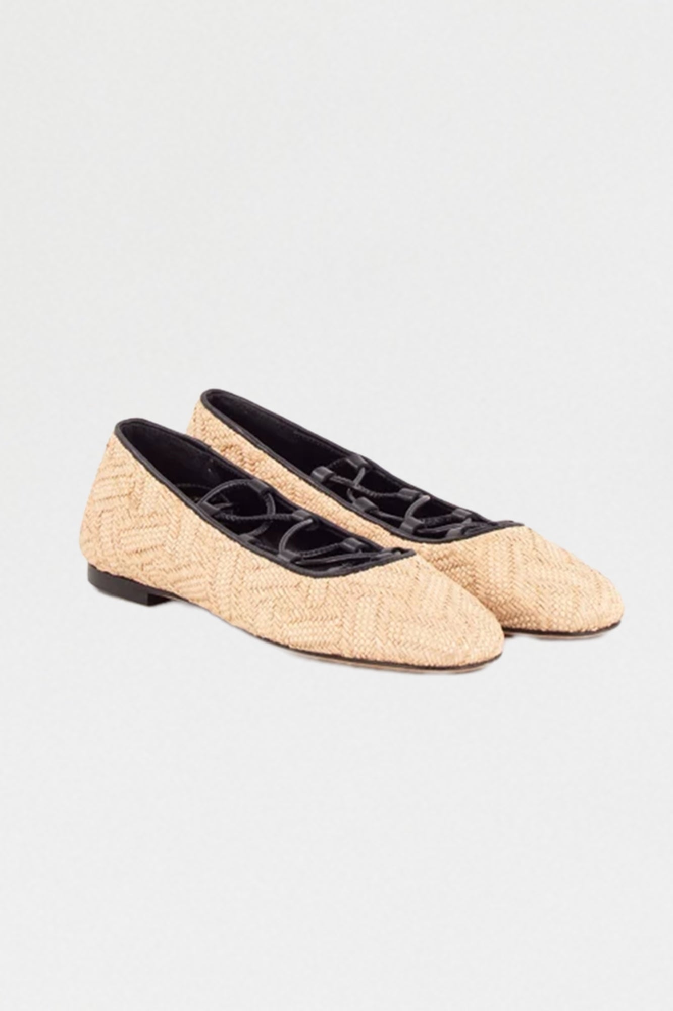 Pina Ballerina Flats Raffia