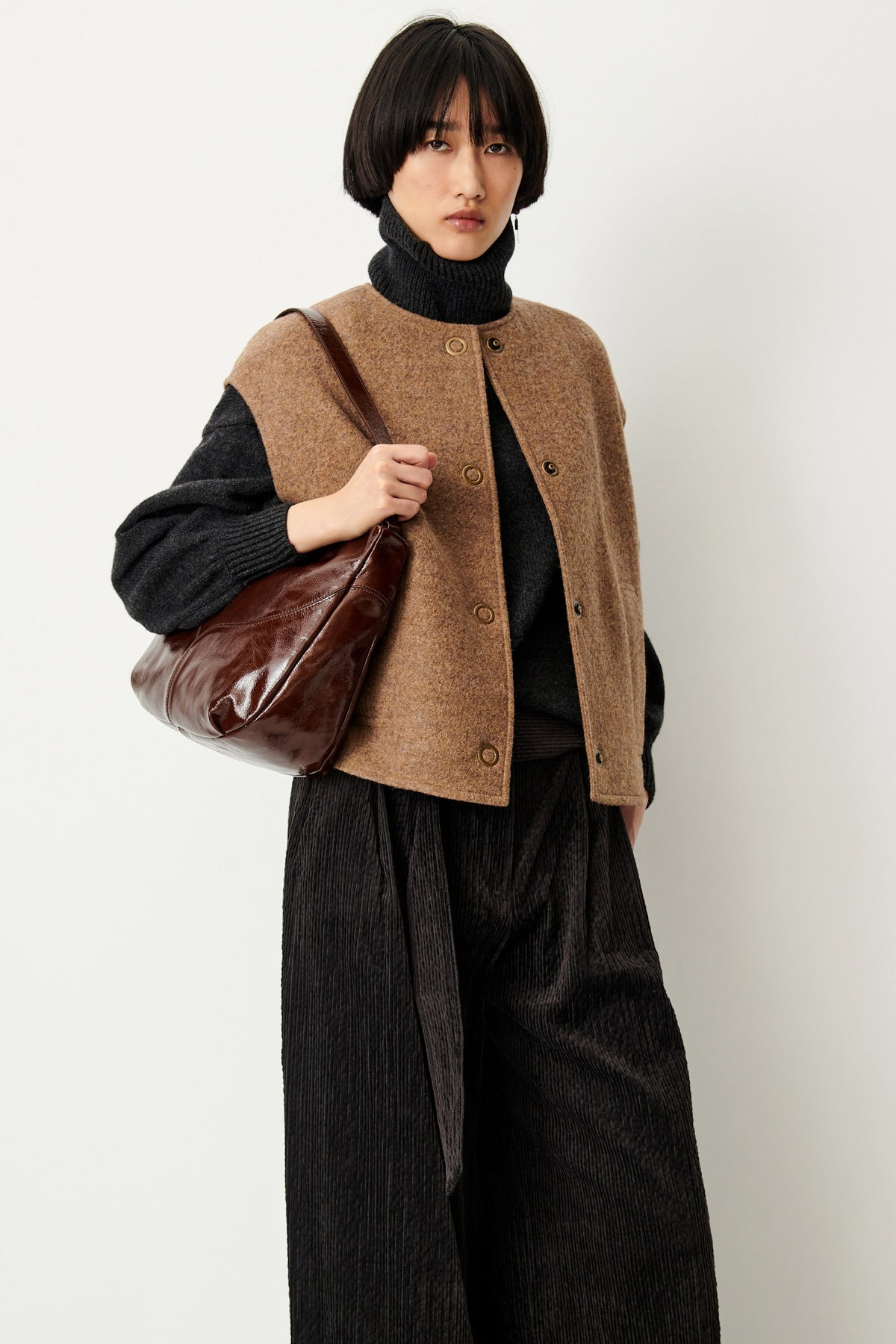 Hanzo Cardigan Vest Alpaga