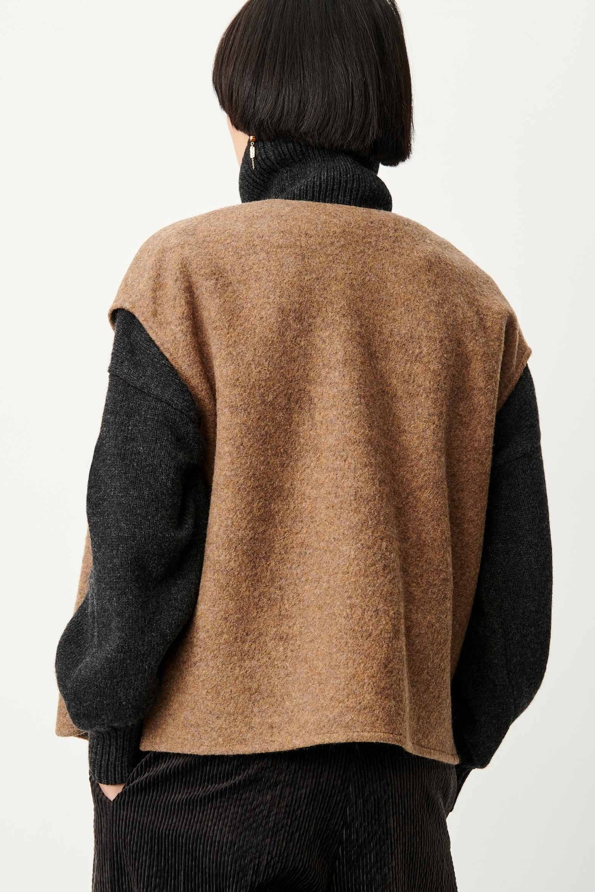 Hanzo Cardigan Vest Alpaga