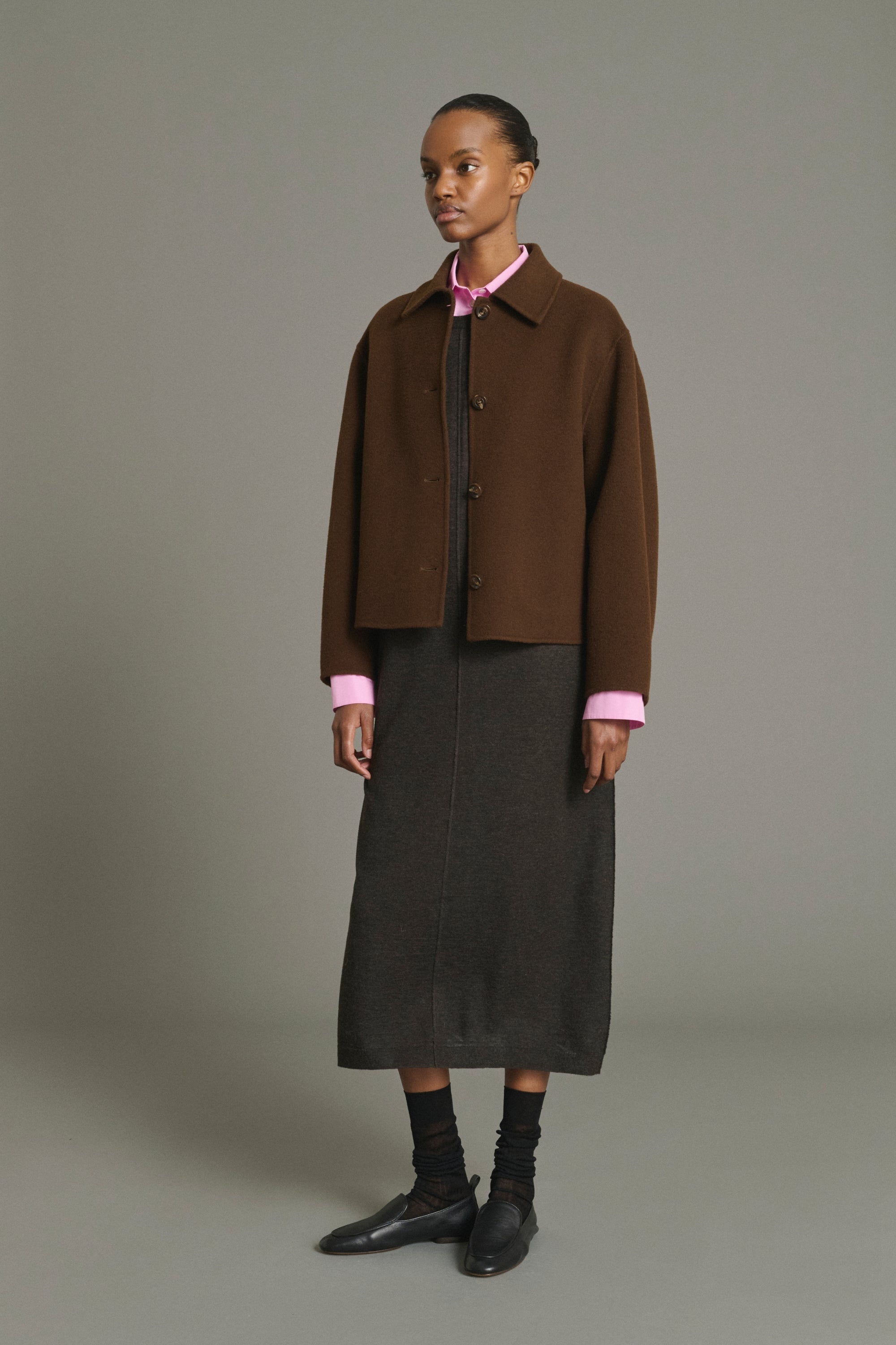 Gyoda Jacket Brown Choco