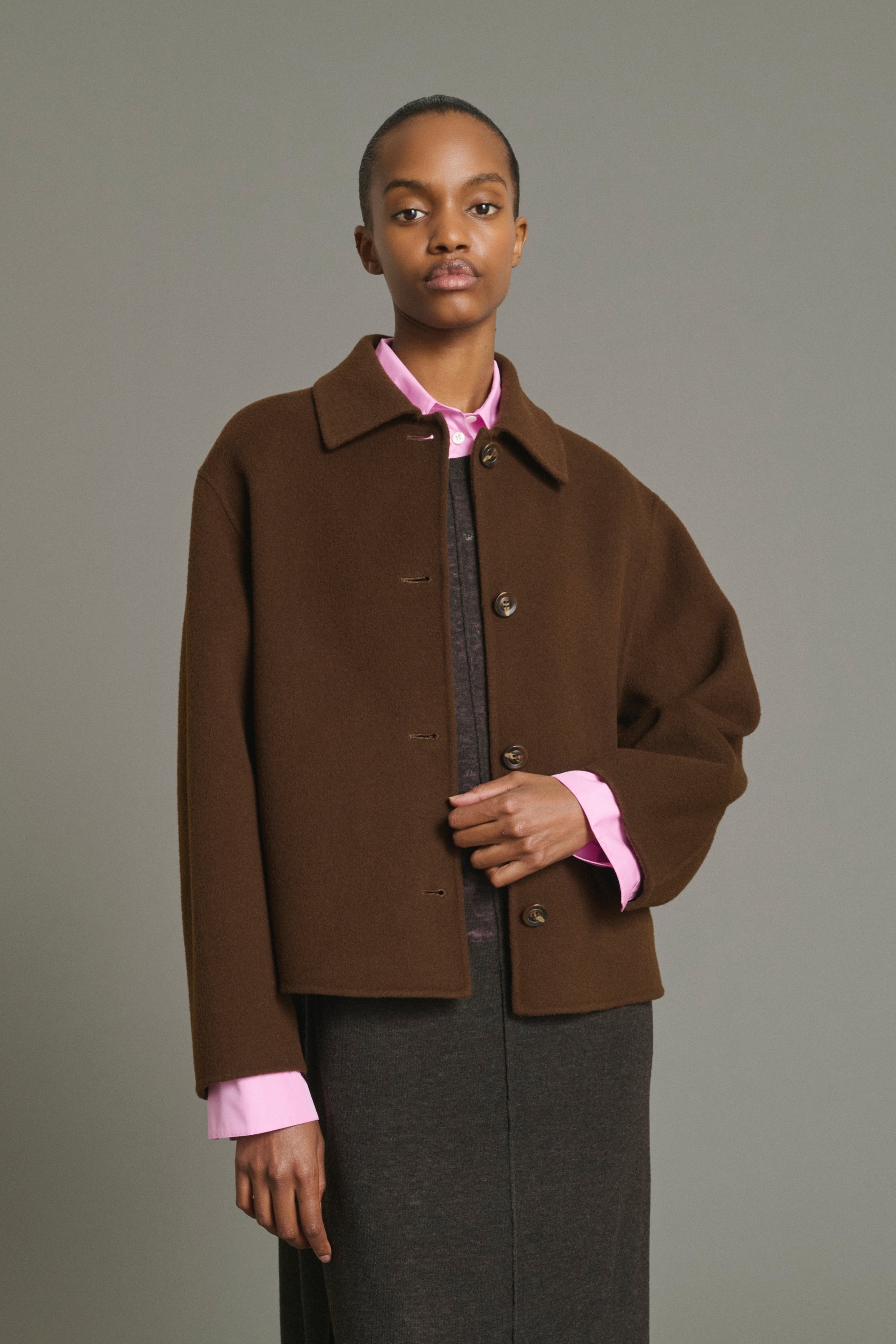 Gyoda Jacket Brown Choco