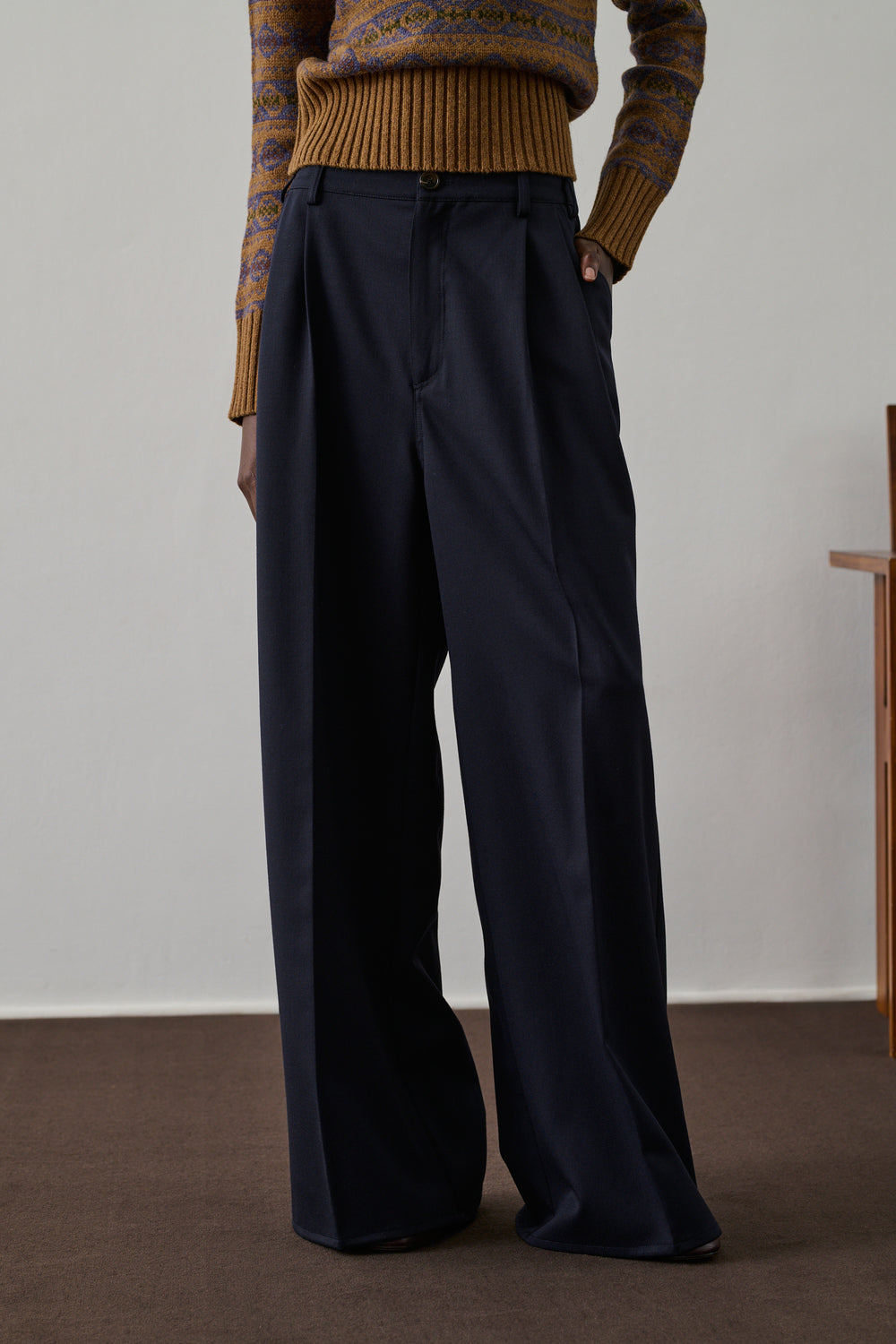 Frejus Wool Wide Pants