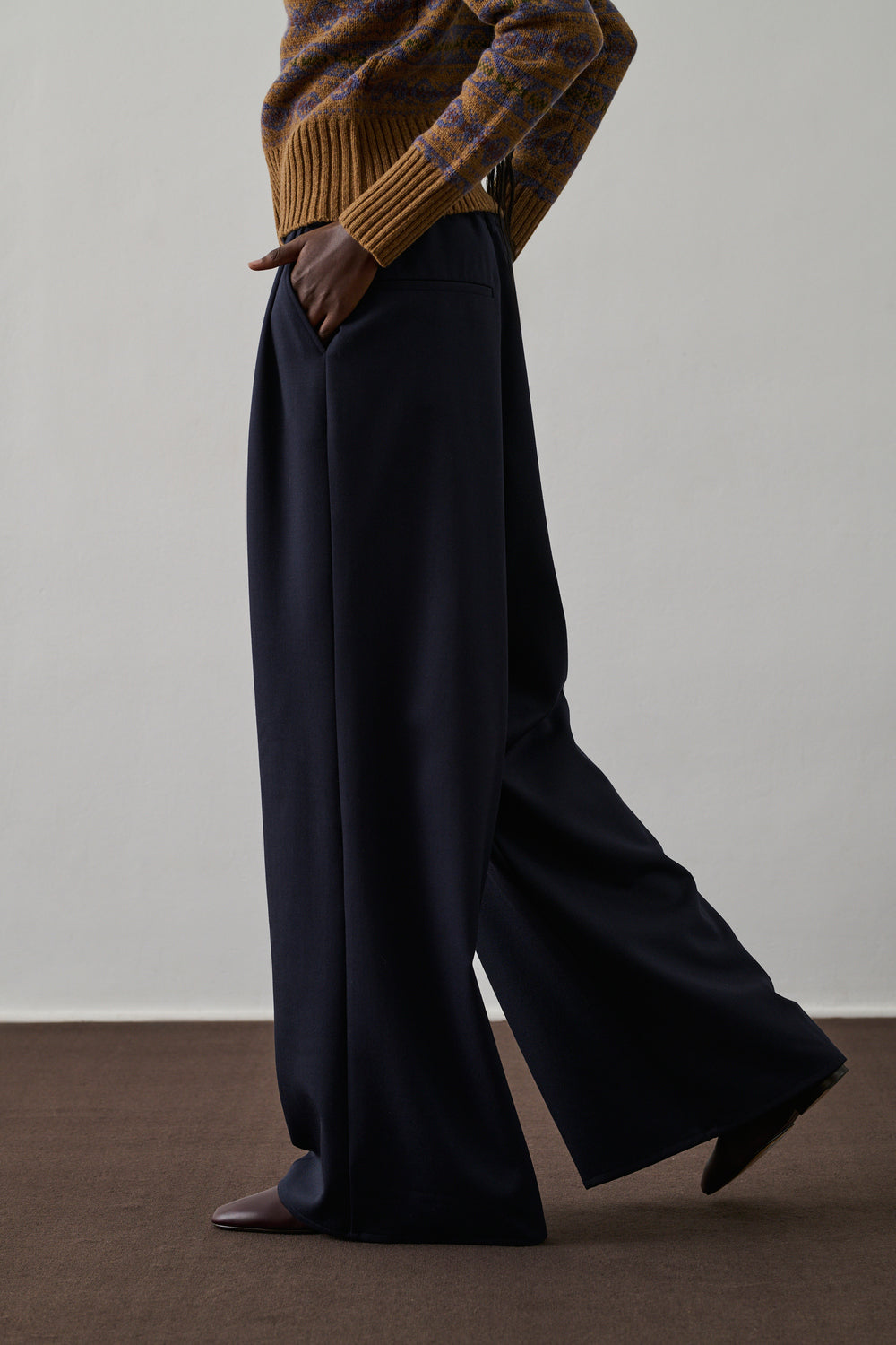 Frejus Wool Wide Pants