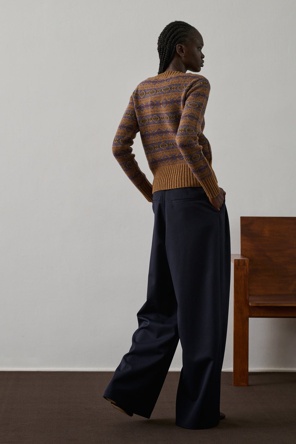 Frejus Wool Wide Pants