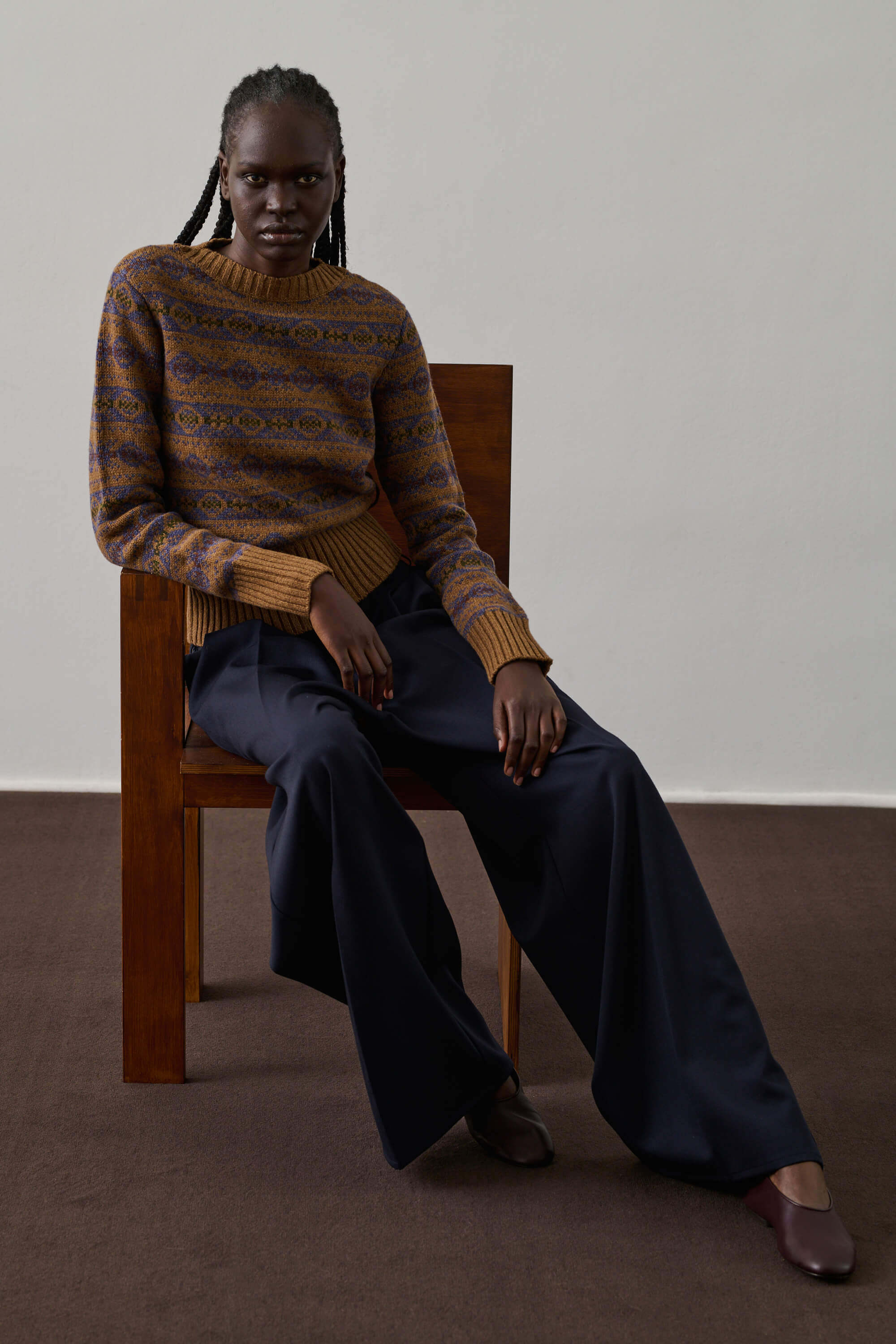 Frejus Wool Wide Pants
