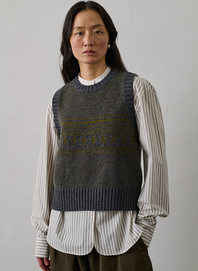 Namaste Jaquard Merino Vest