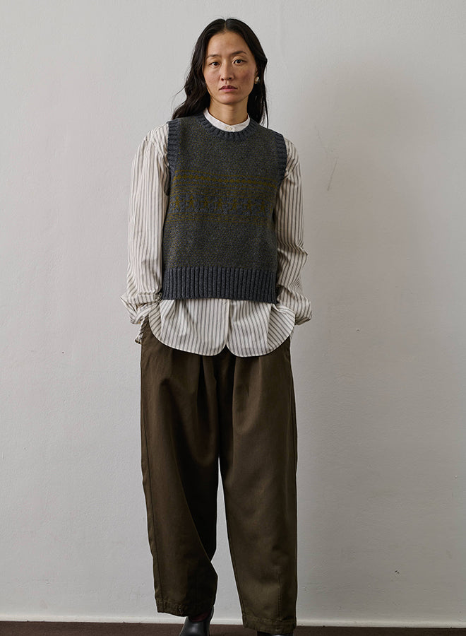 Namaste Jaquard Merino Vest