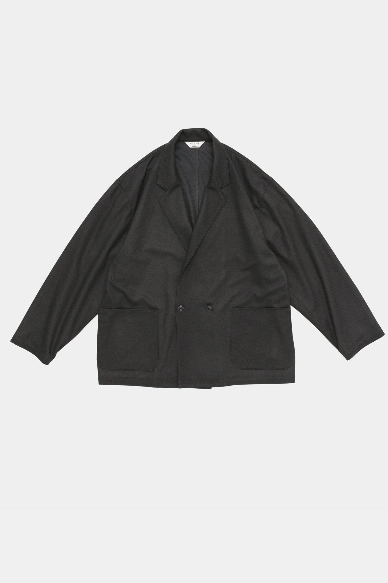 Wool Jersey Jacket Charcoal