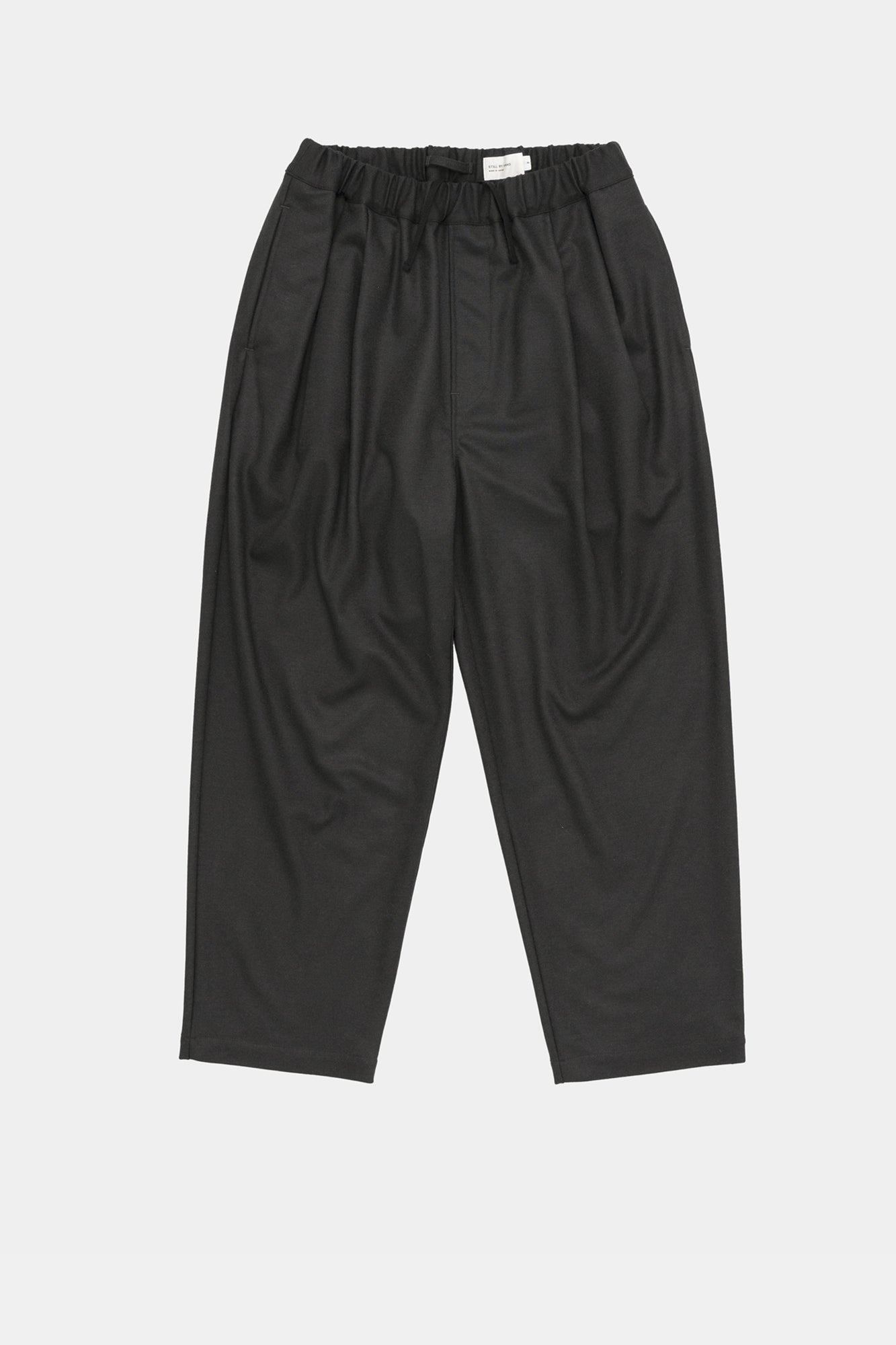 Wool Jersey Joggers Charcoal