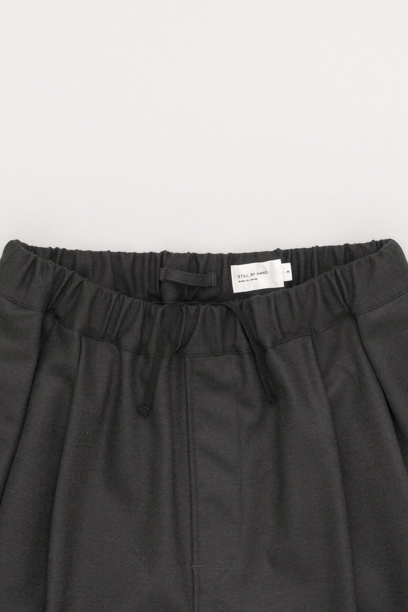 Wool Jersey Joggers Charcoal